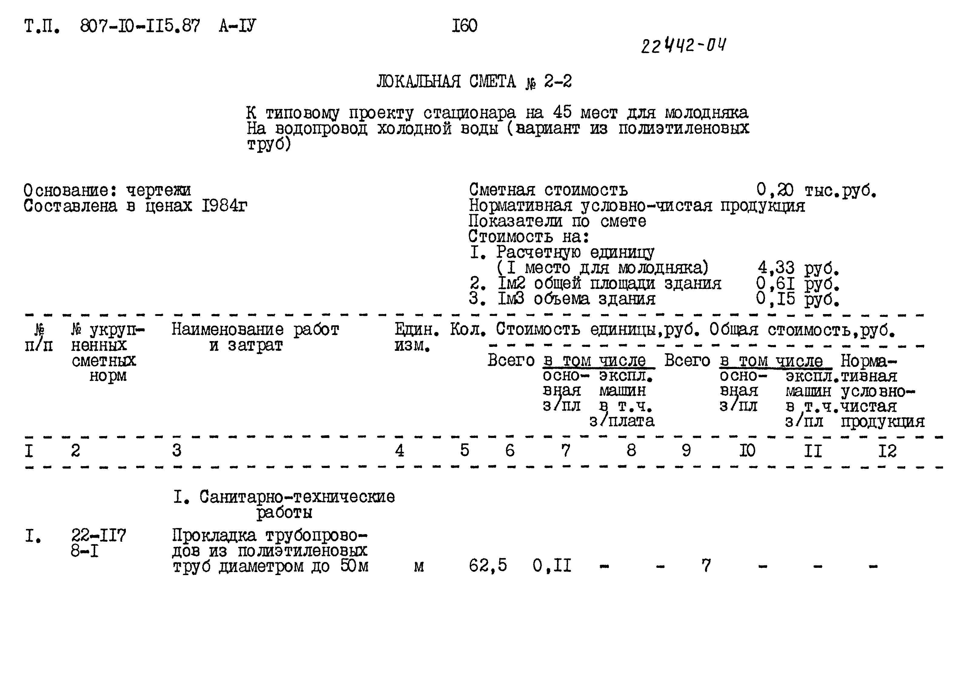 Типовой проект 807-10-115.87