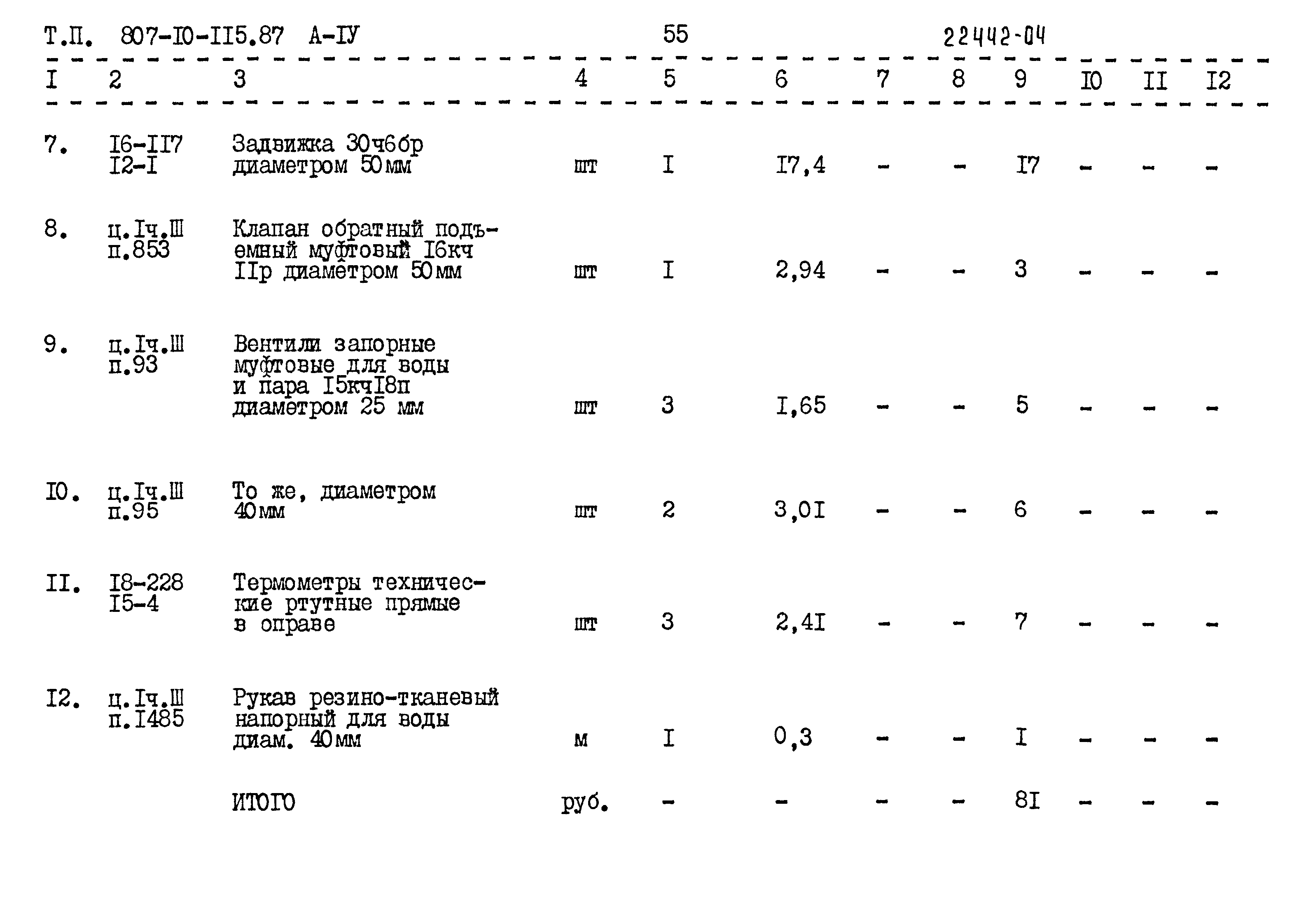 Типовой проект 807-10-115.87
