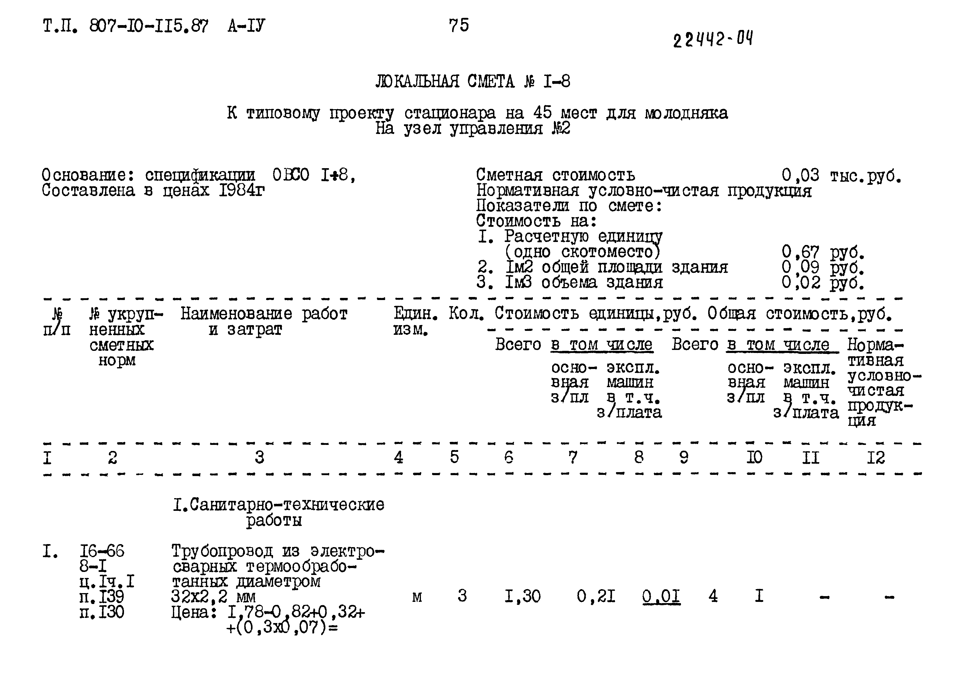 Типовой проект 807-10-115.87