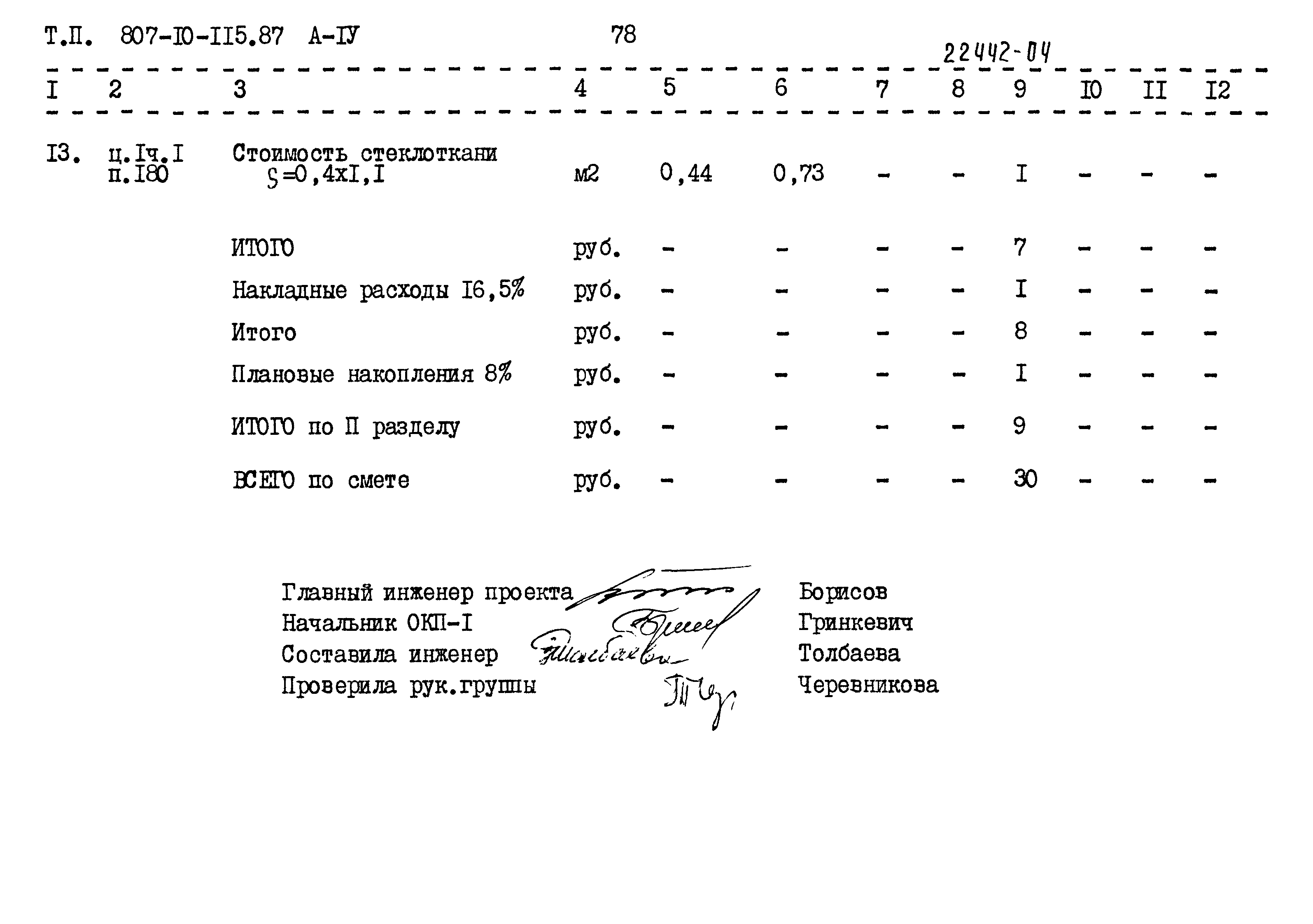 Типовой проект 807-10-115.87