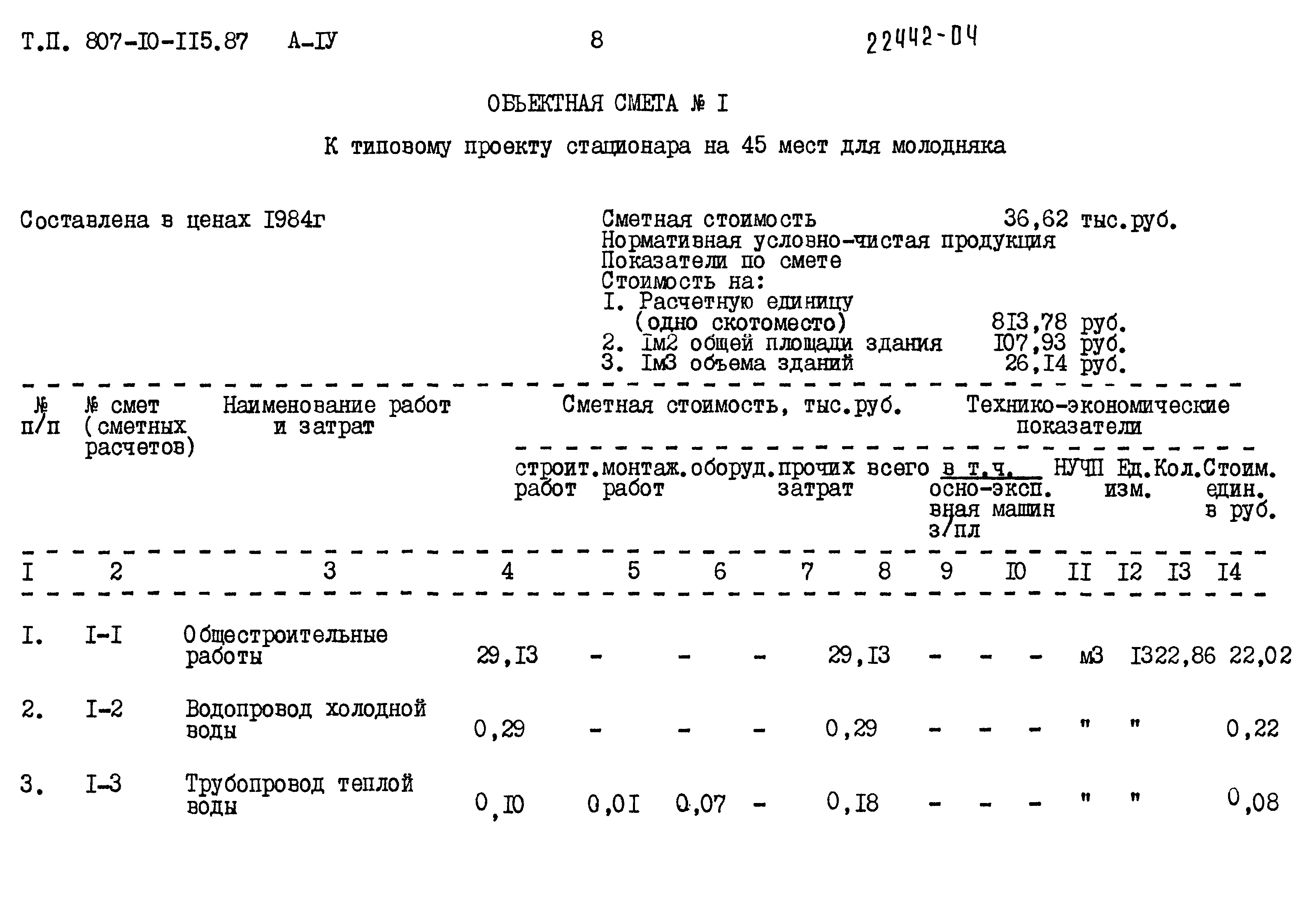 Типовой проект 807-10-115.87