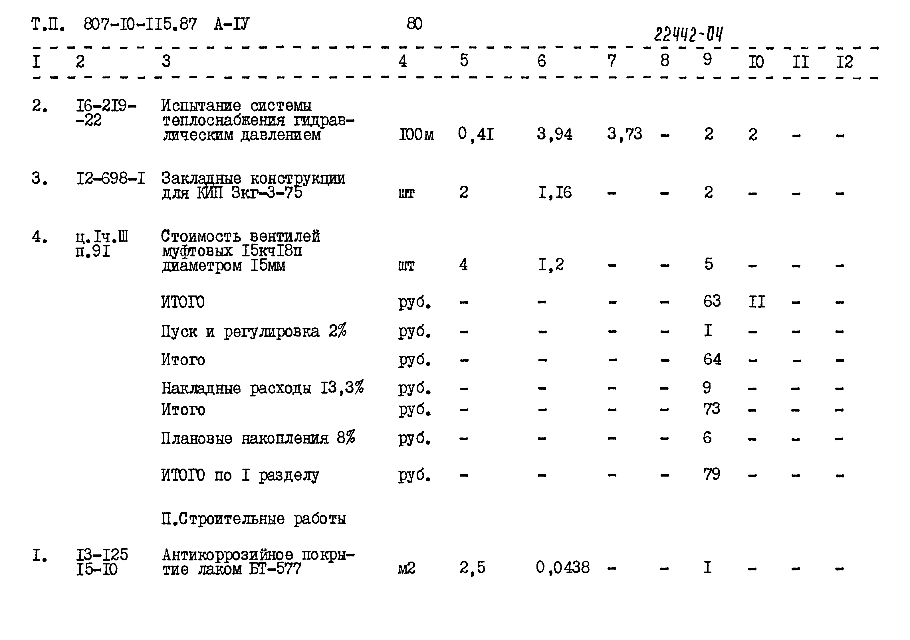 Типовой проект 807-10-115.87