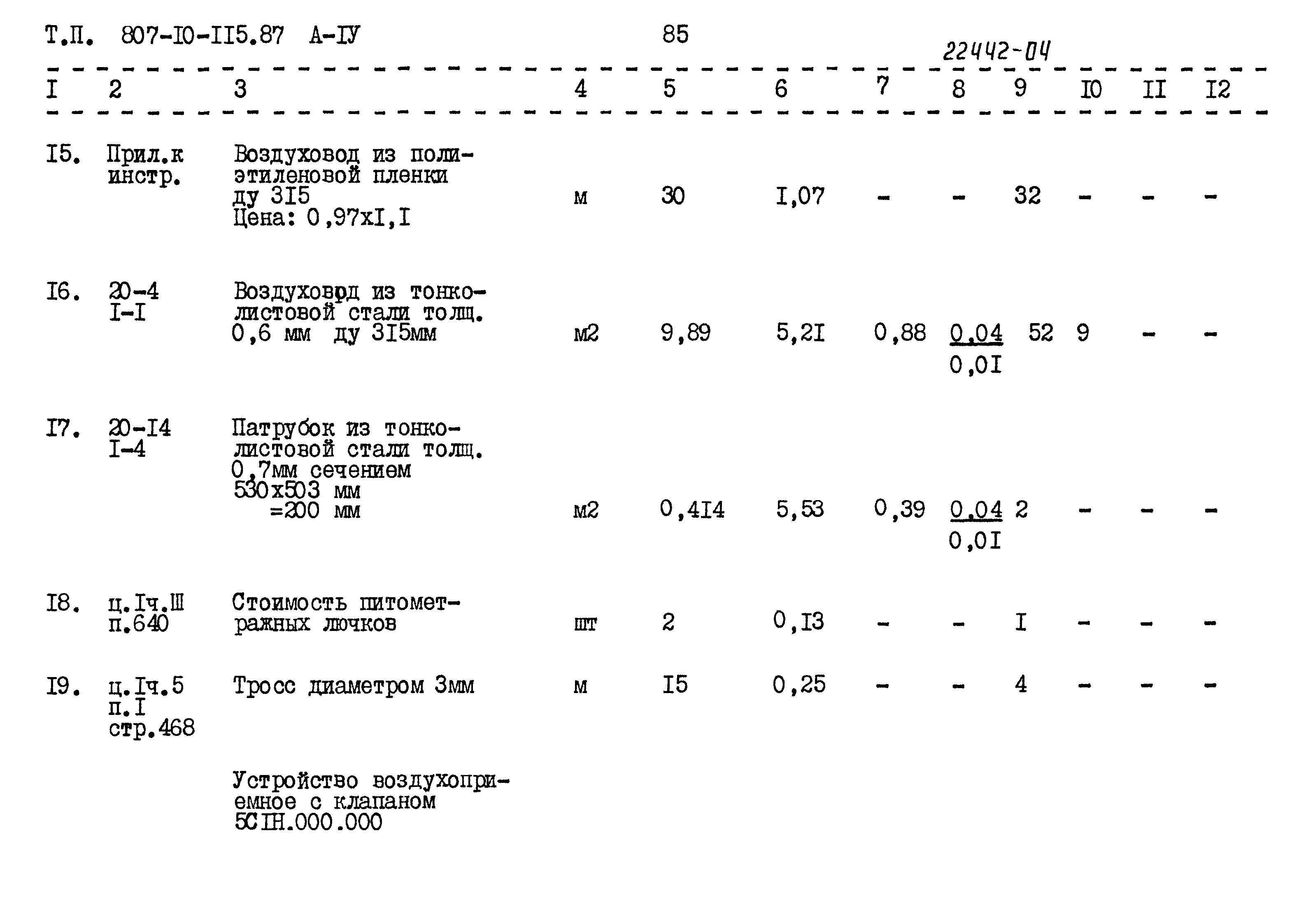 Типовой проект 807-10-115.87