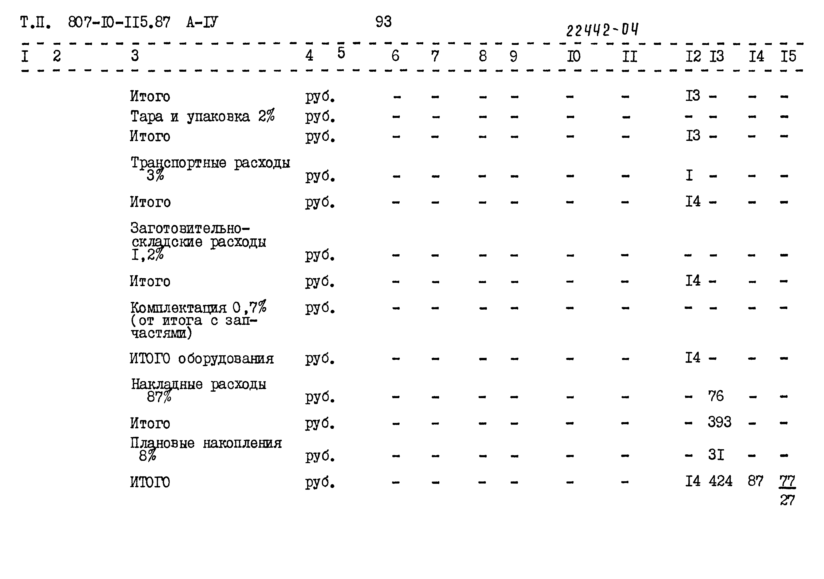 Типовой проект 807-10-115.87