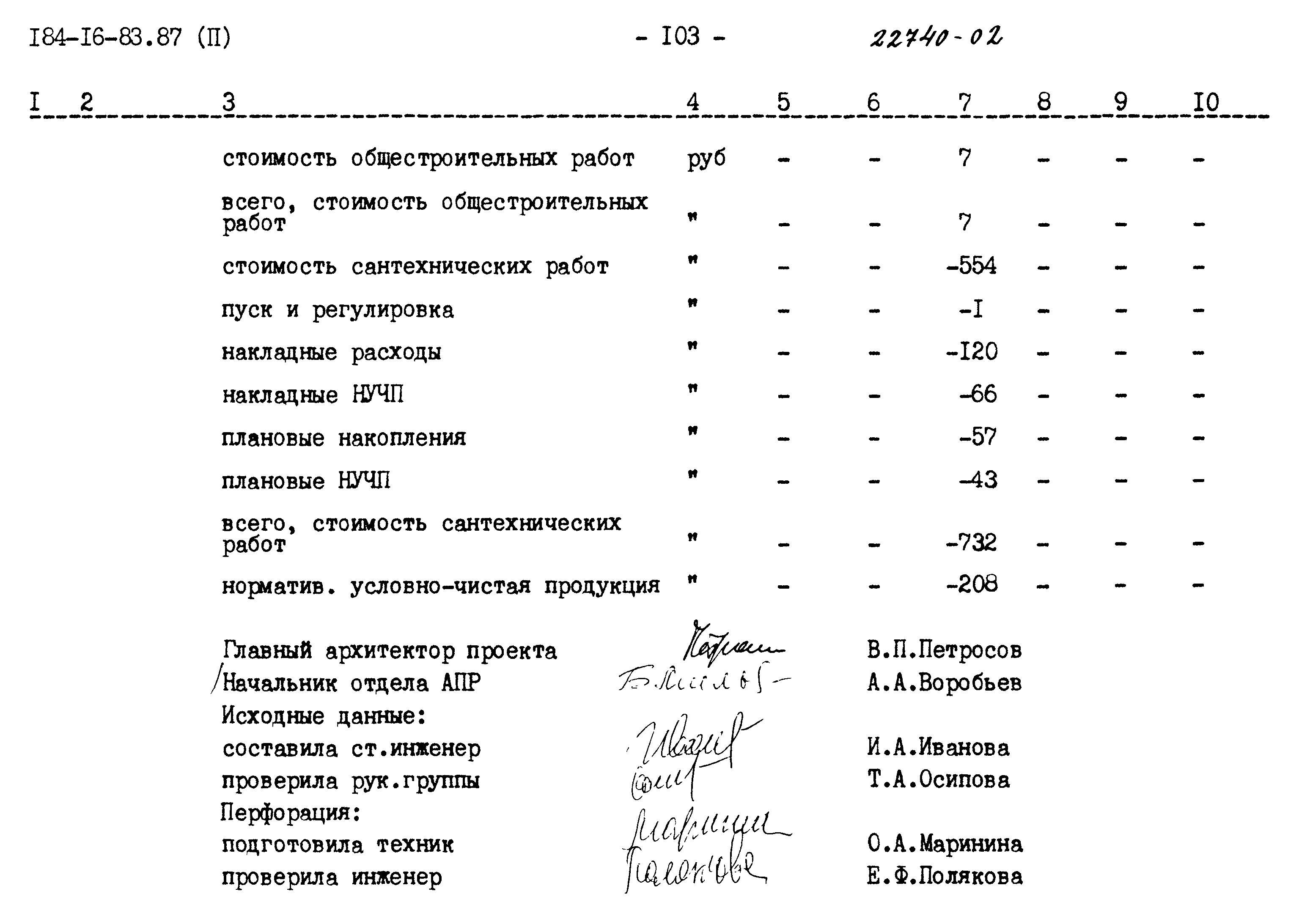 Типовой проект 184-16-83.87