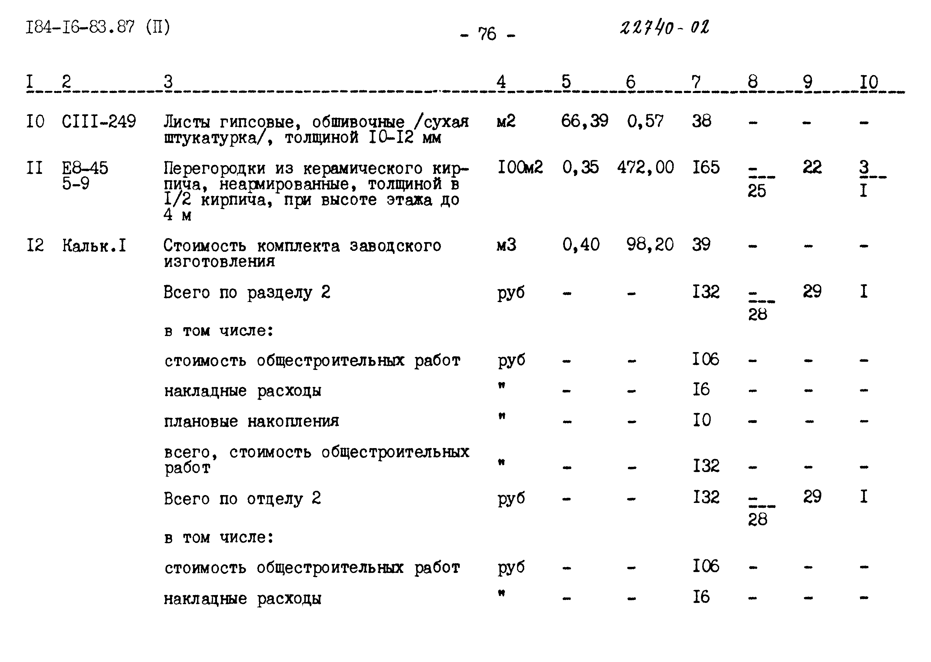 Типовой проект 184-16-83.87