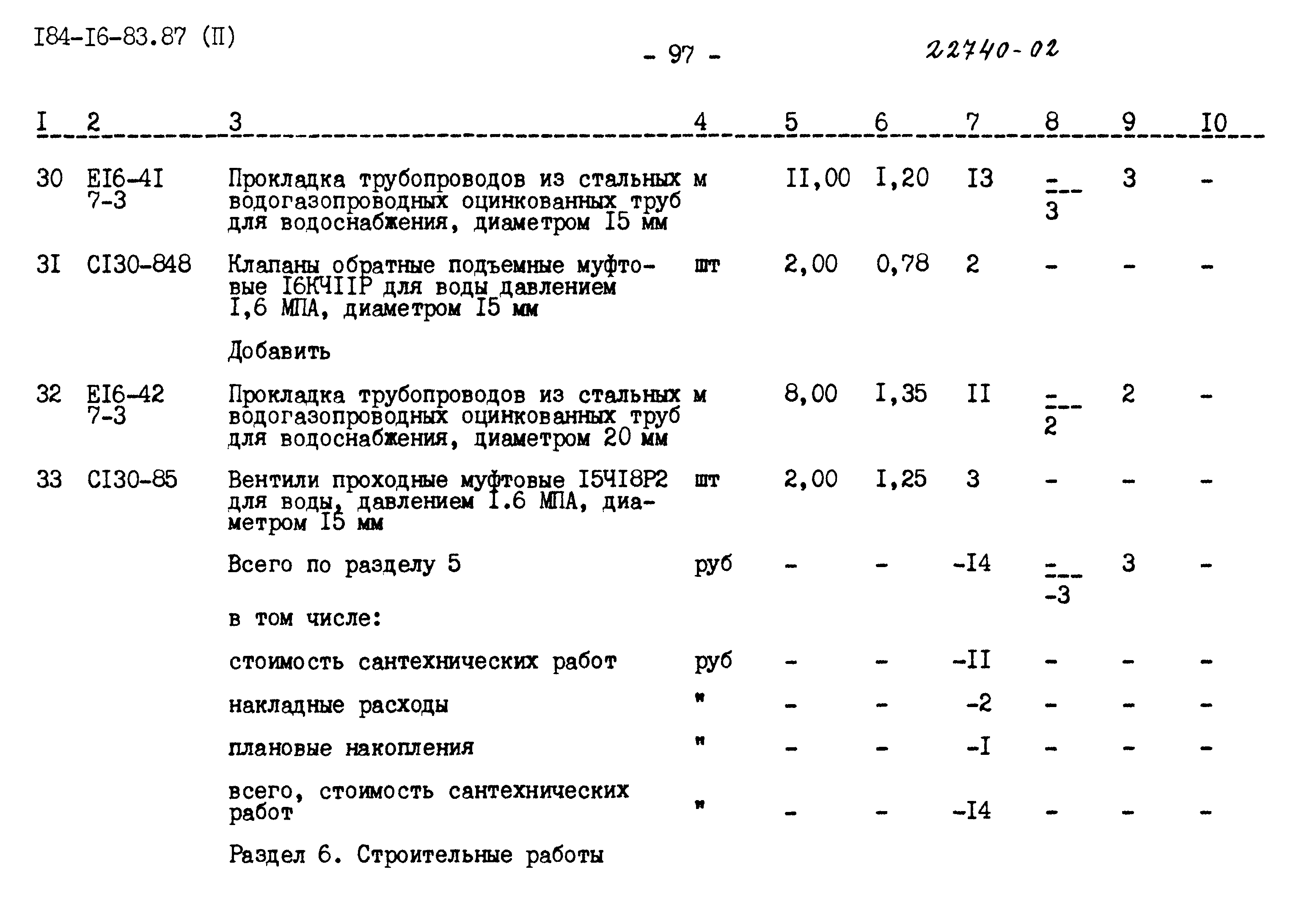 Типовой проект 184-16-83.87