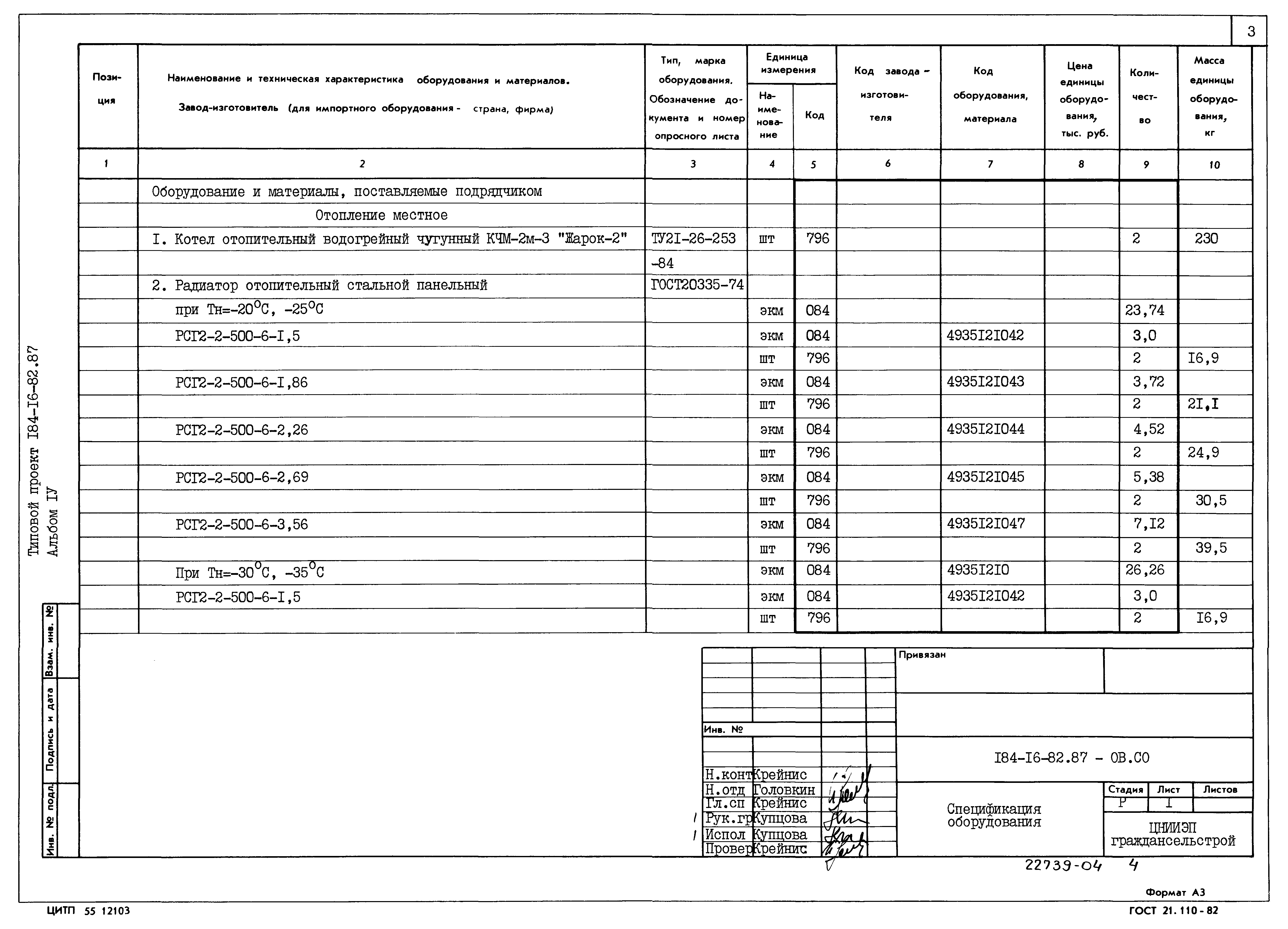 Типовой проект 184-16-82.87