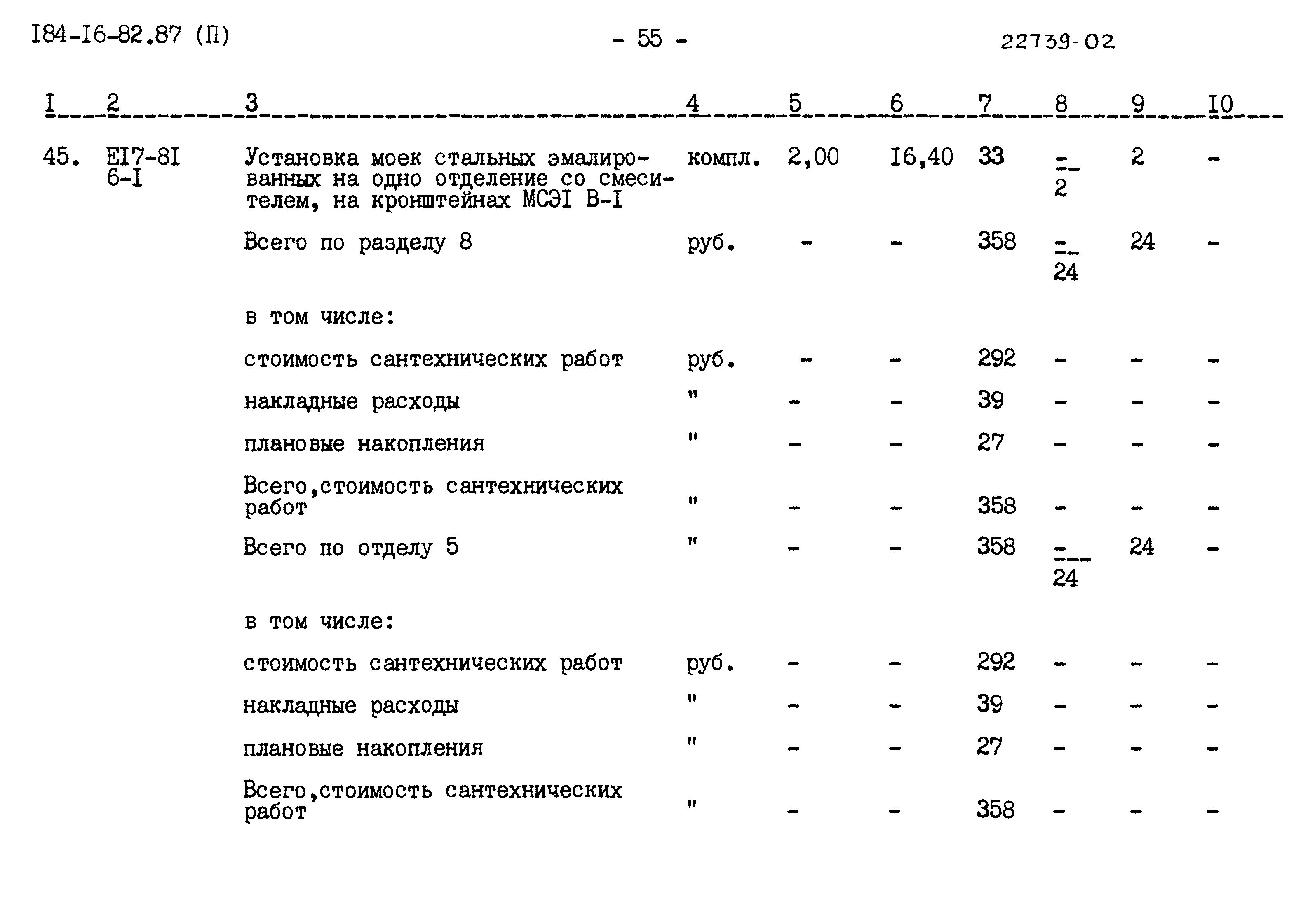 Типовой проект 184-16-82.87