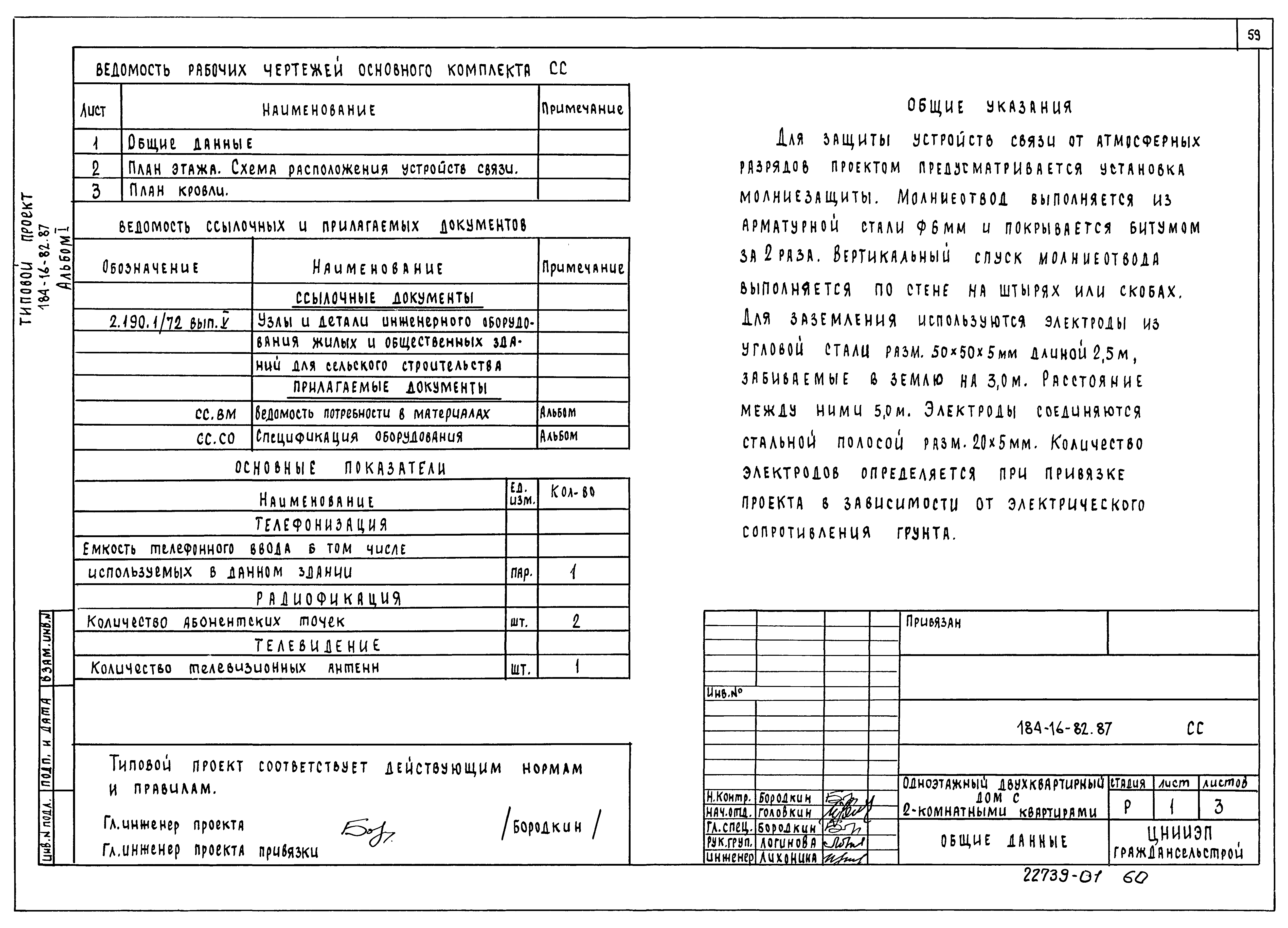 Типовой проект 184-16-82.87