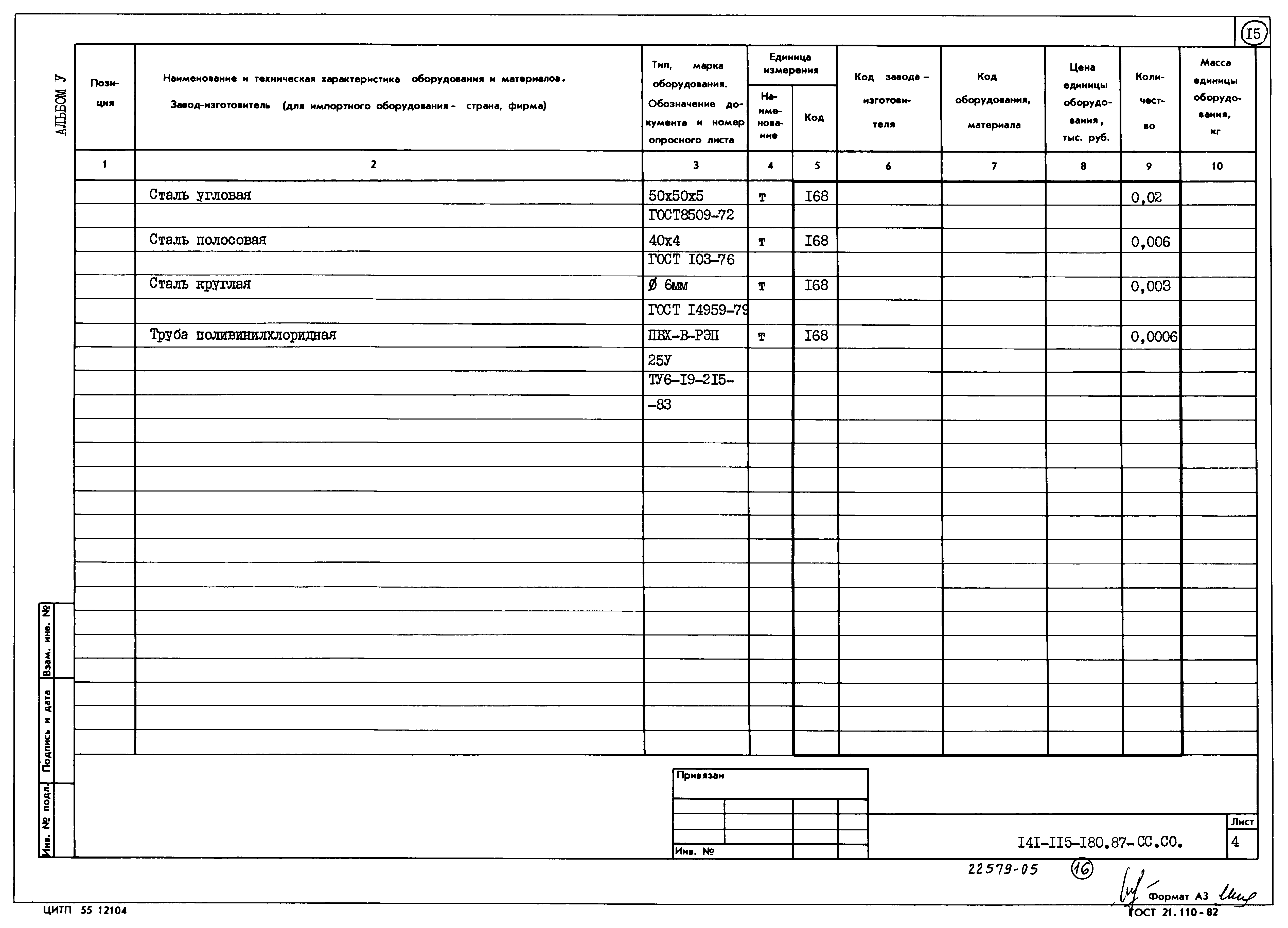Типовой проект 141-115-180.87