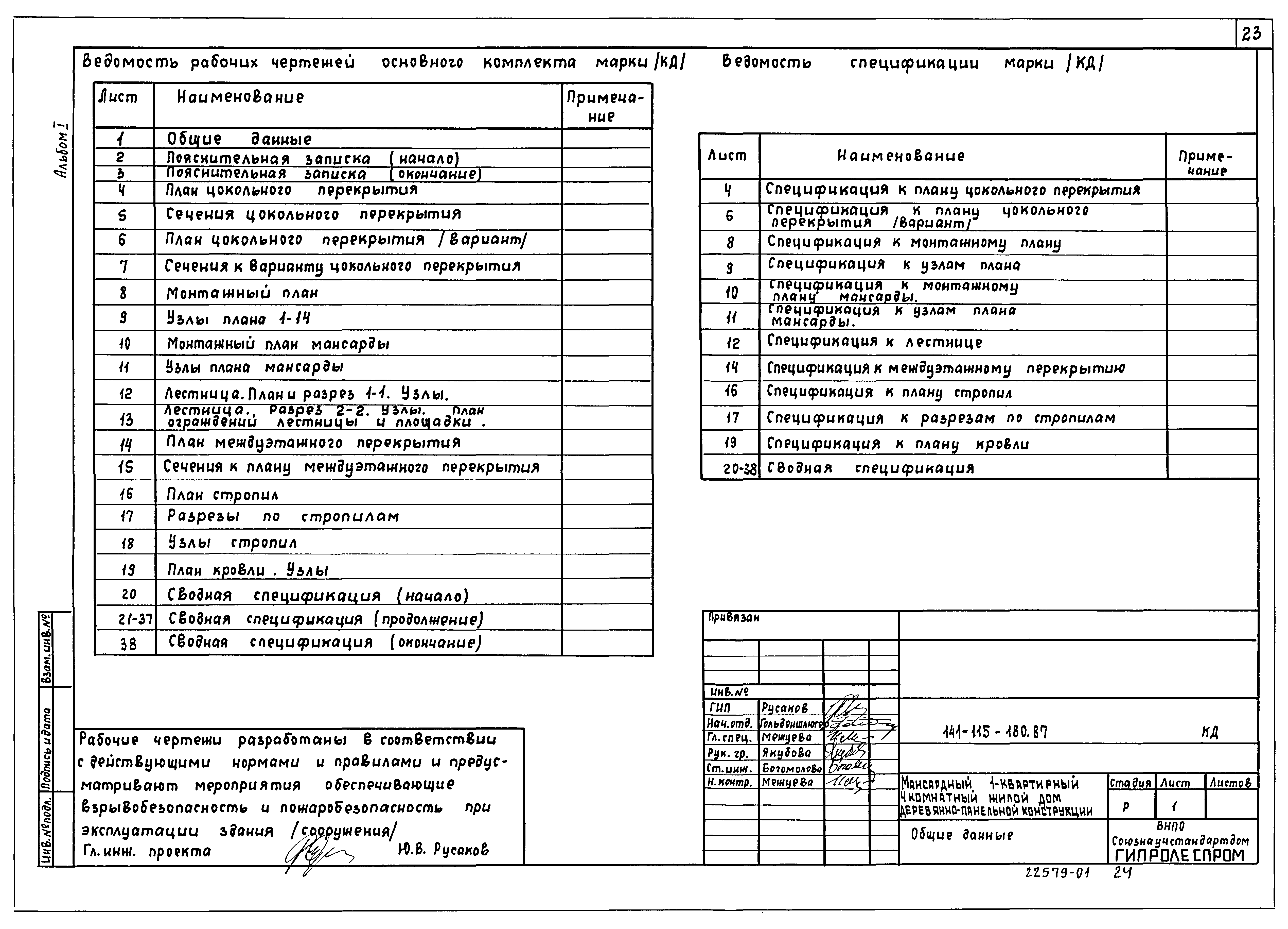Типовой проект 141-115-180.87