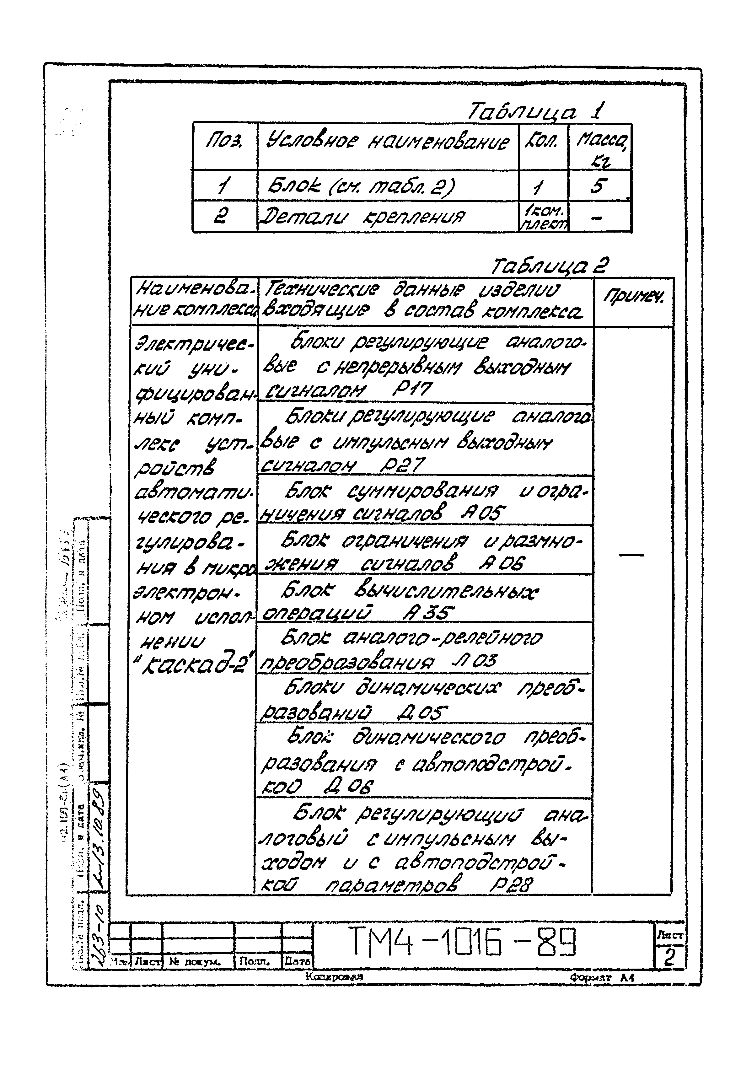 СТМ 4-14-89