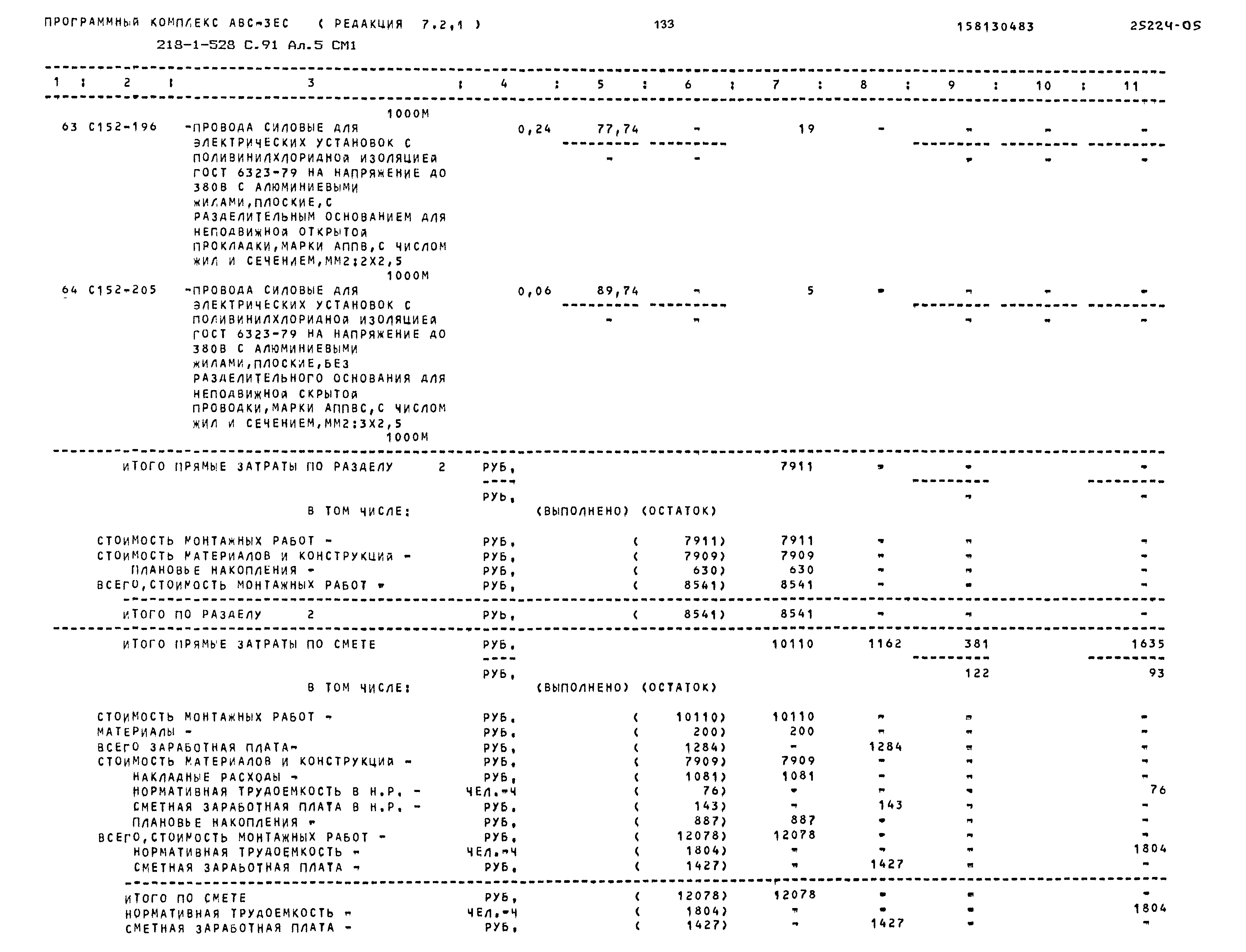Типовой проект 218-1-528с.91
