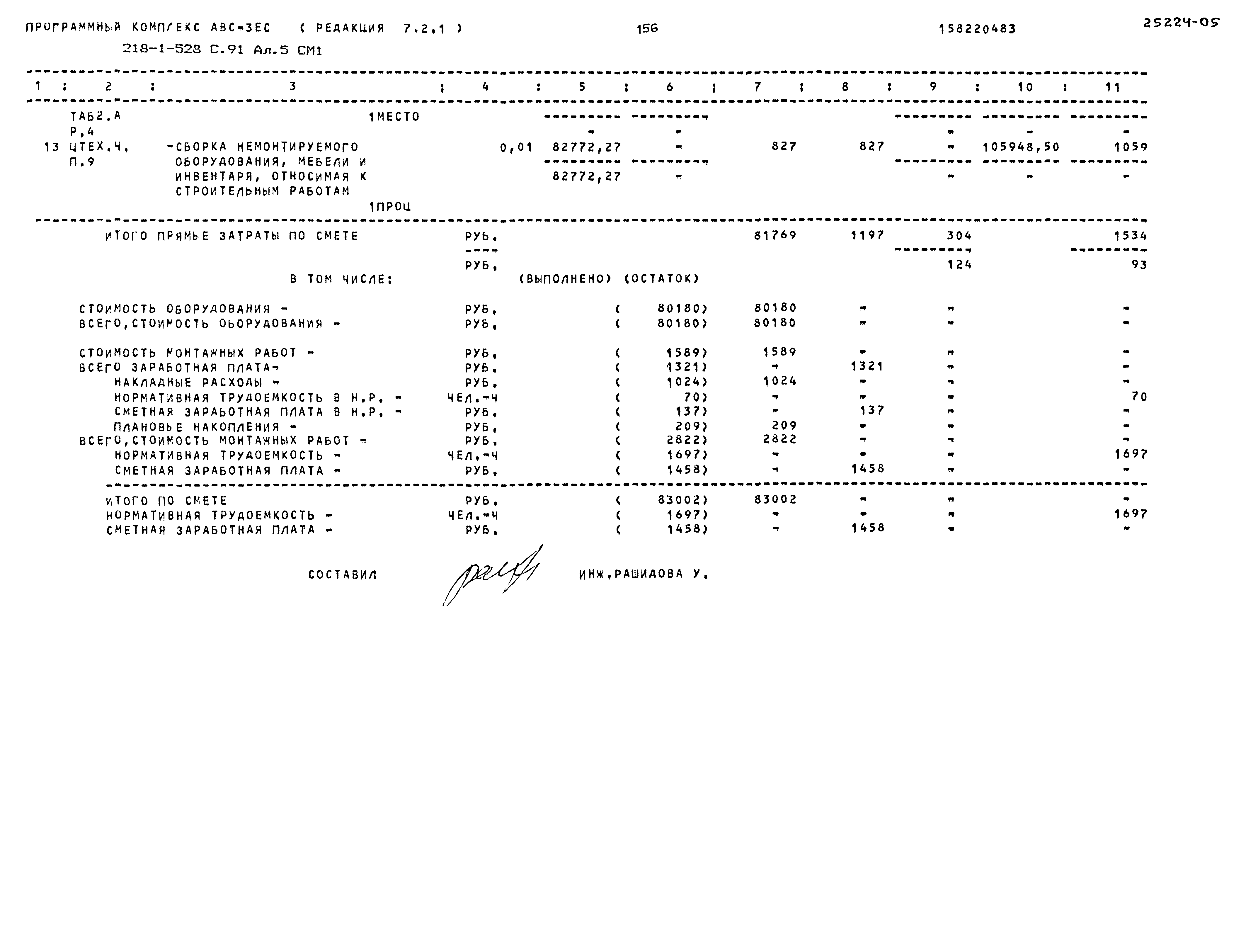 Типовой проект 218-1-528с.91