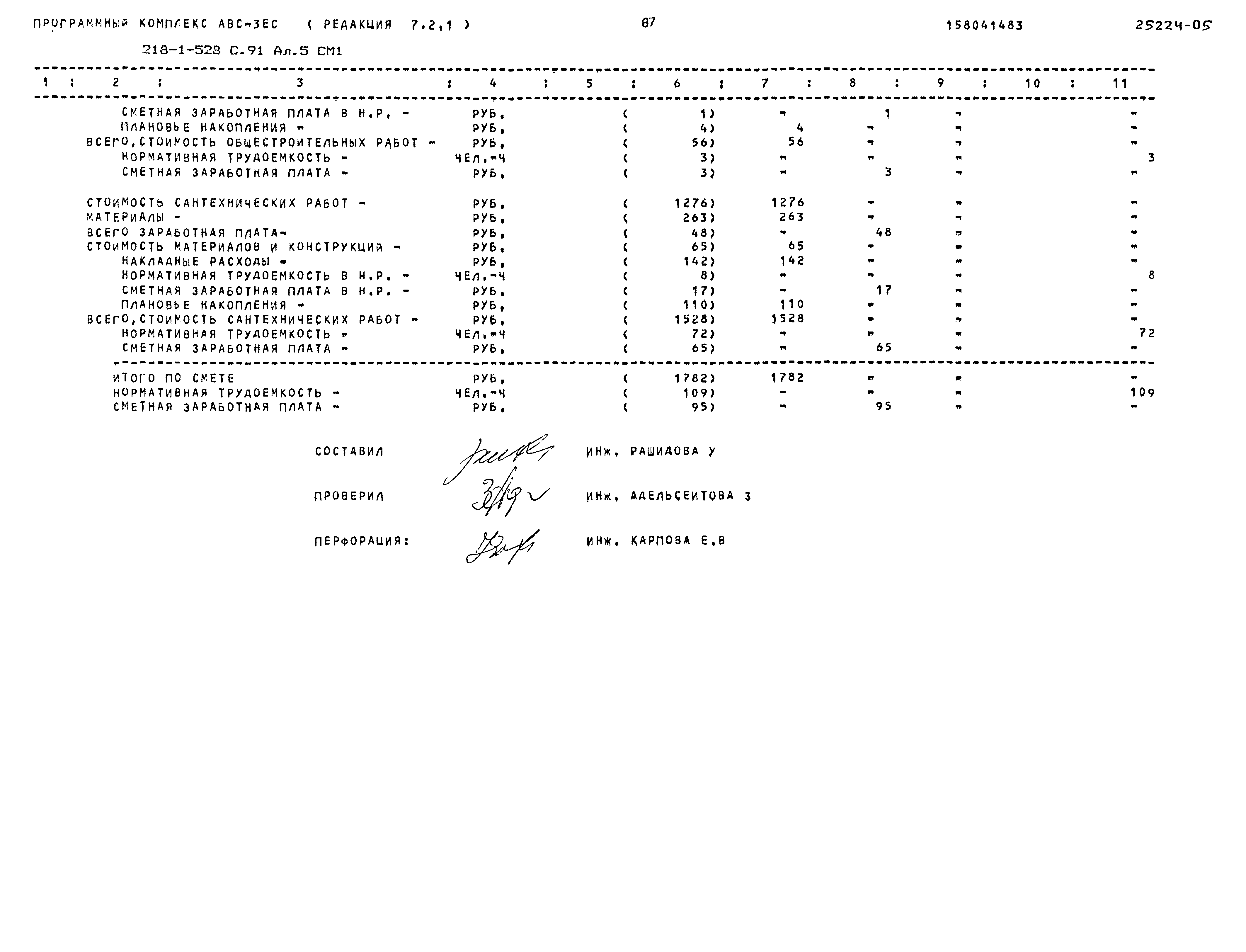 Типовой проект 218-1-528с.91