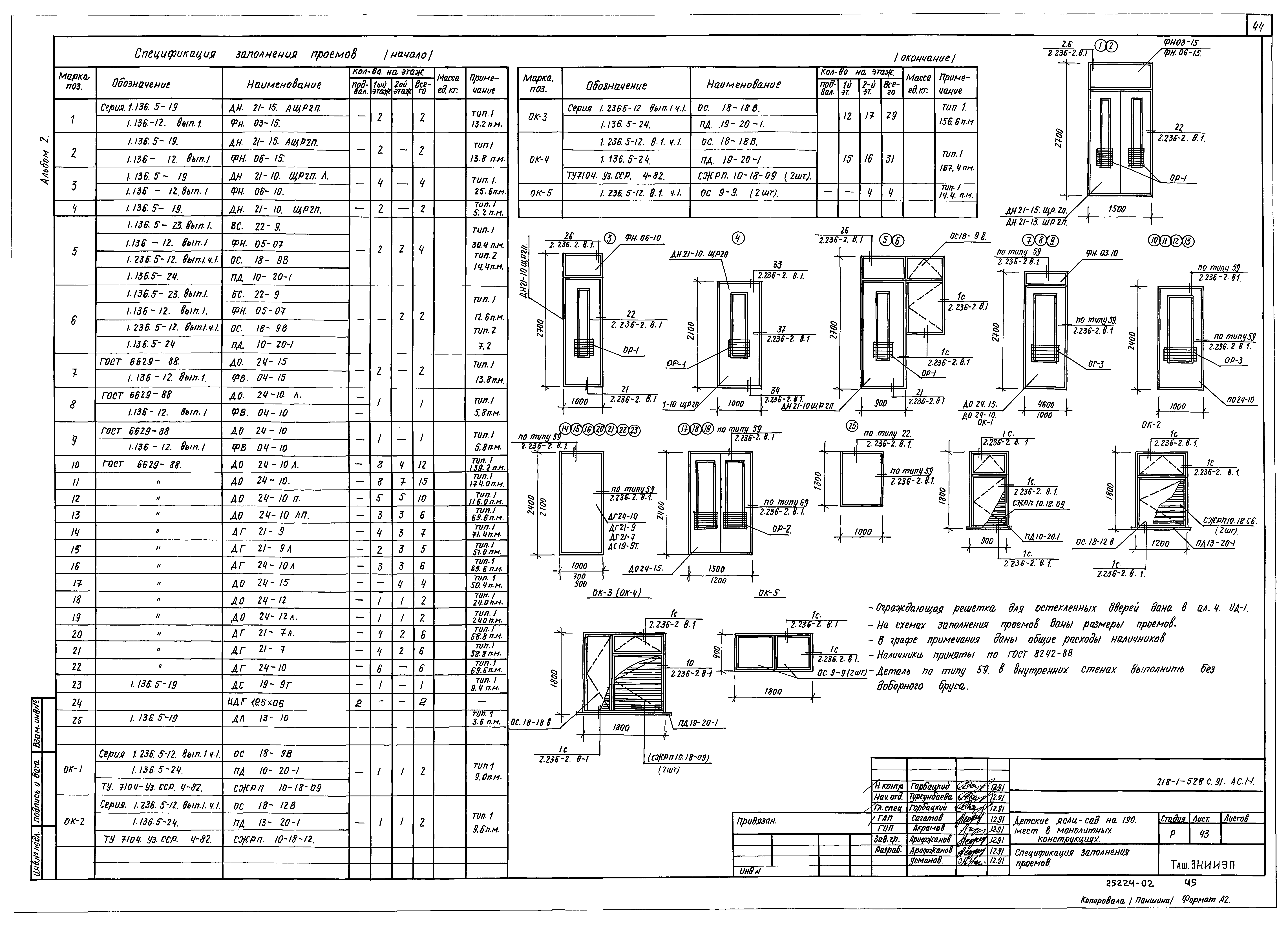 Типовой проект 218-1-528с.91
