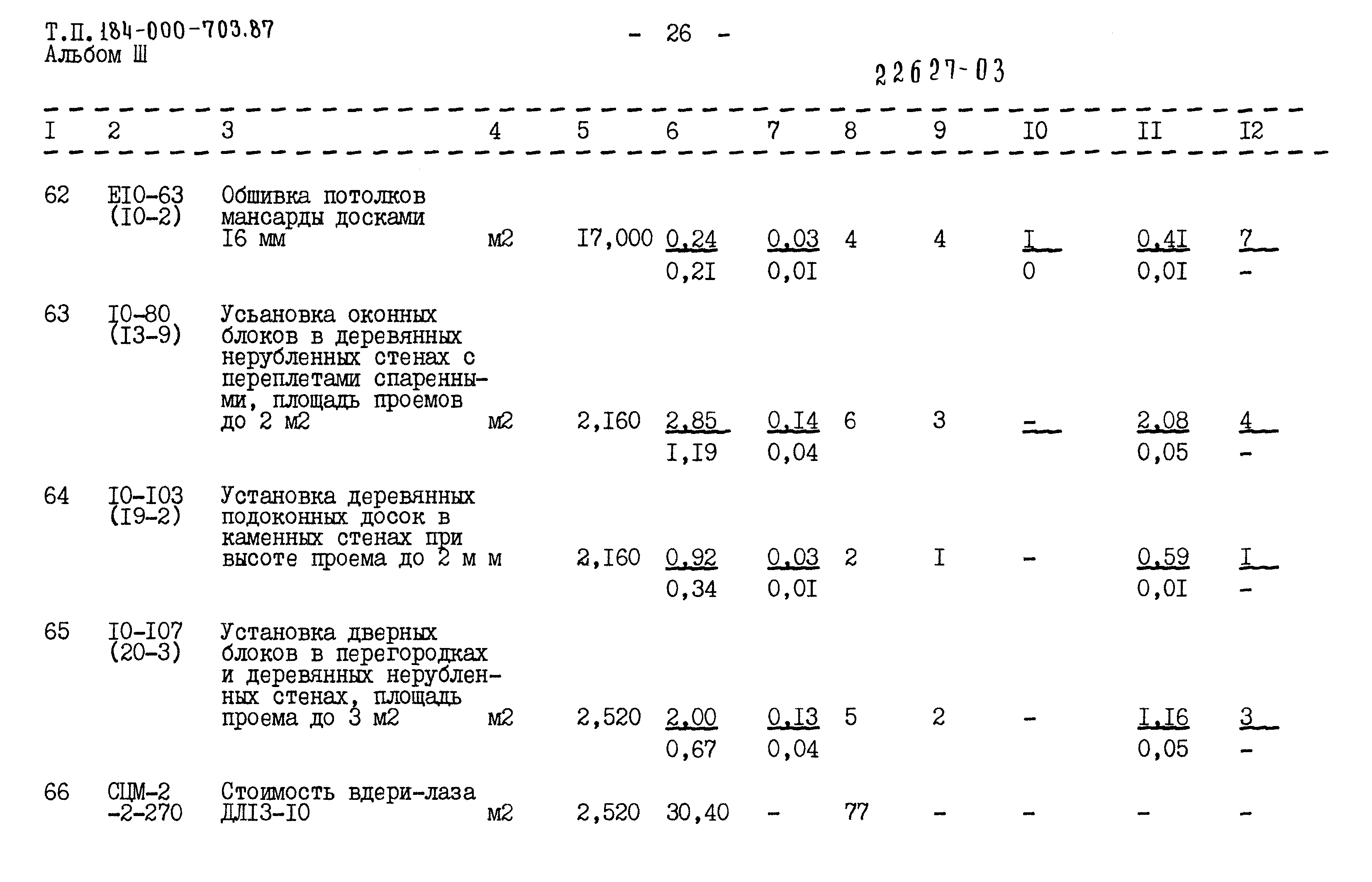 Типовой проект 184-000-703.87