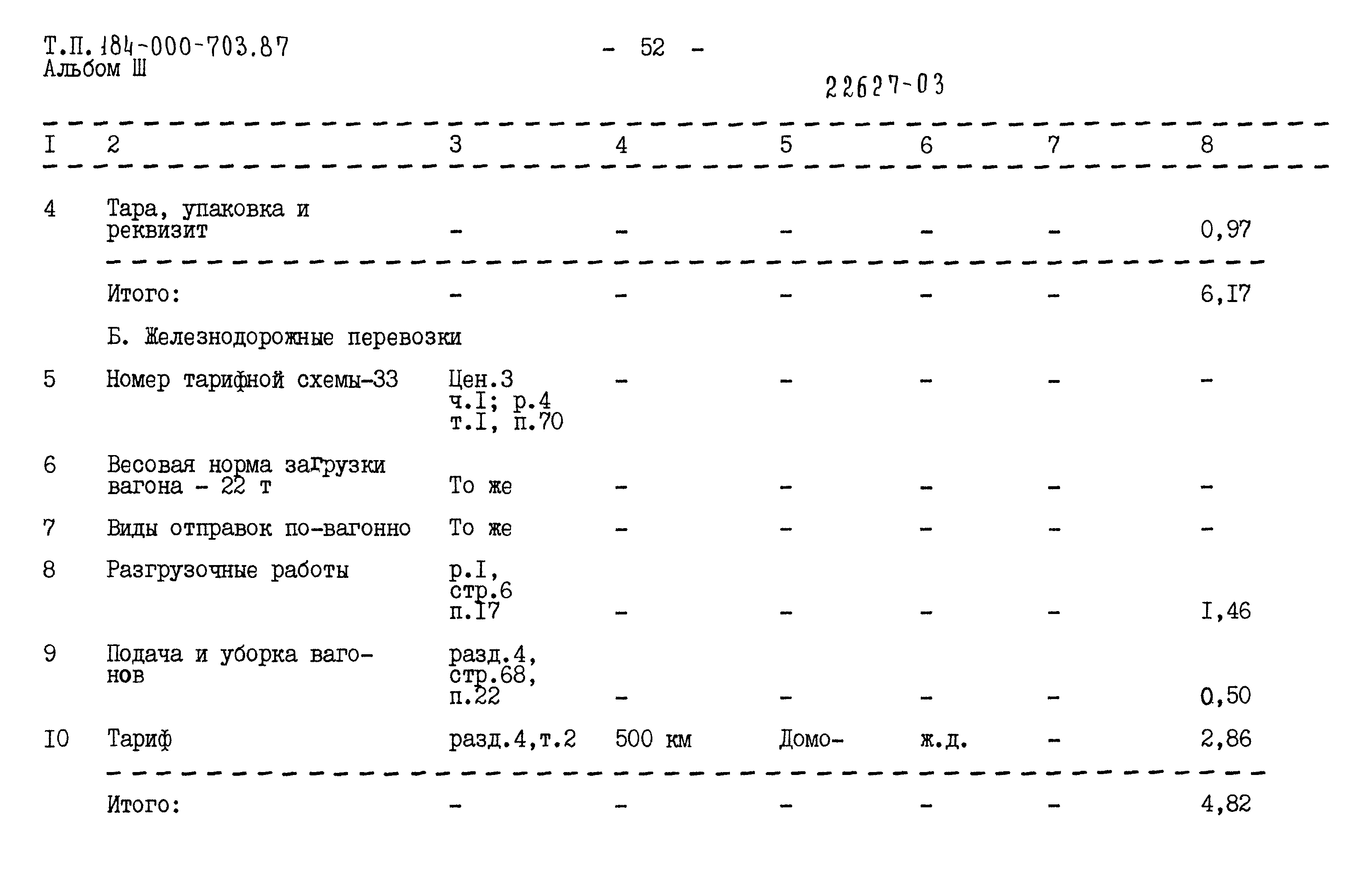 Типовой проект 184-000-703.87