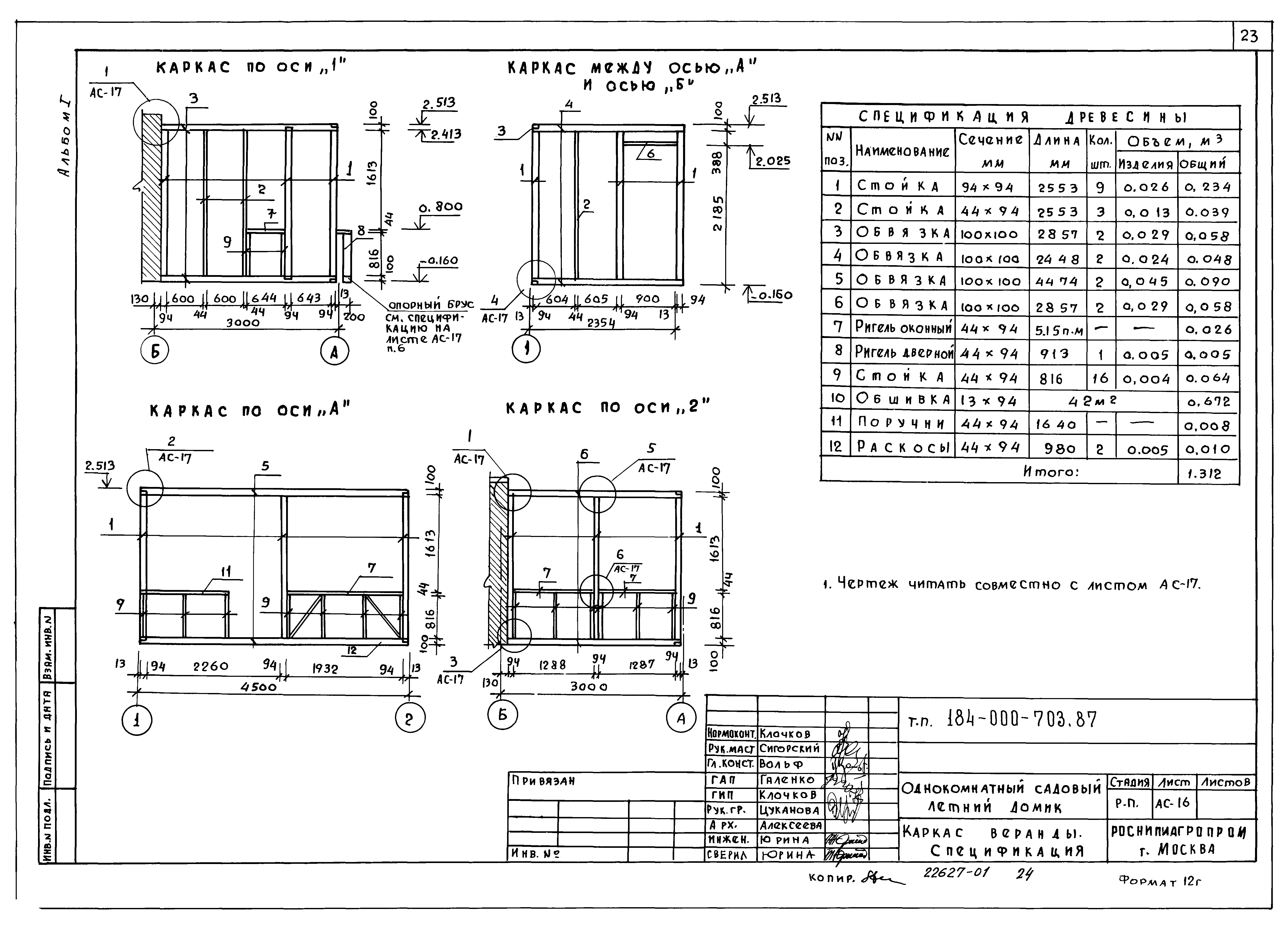 Типовой проект 184-000-703.87