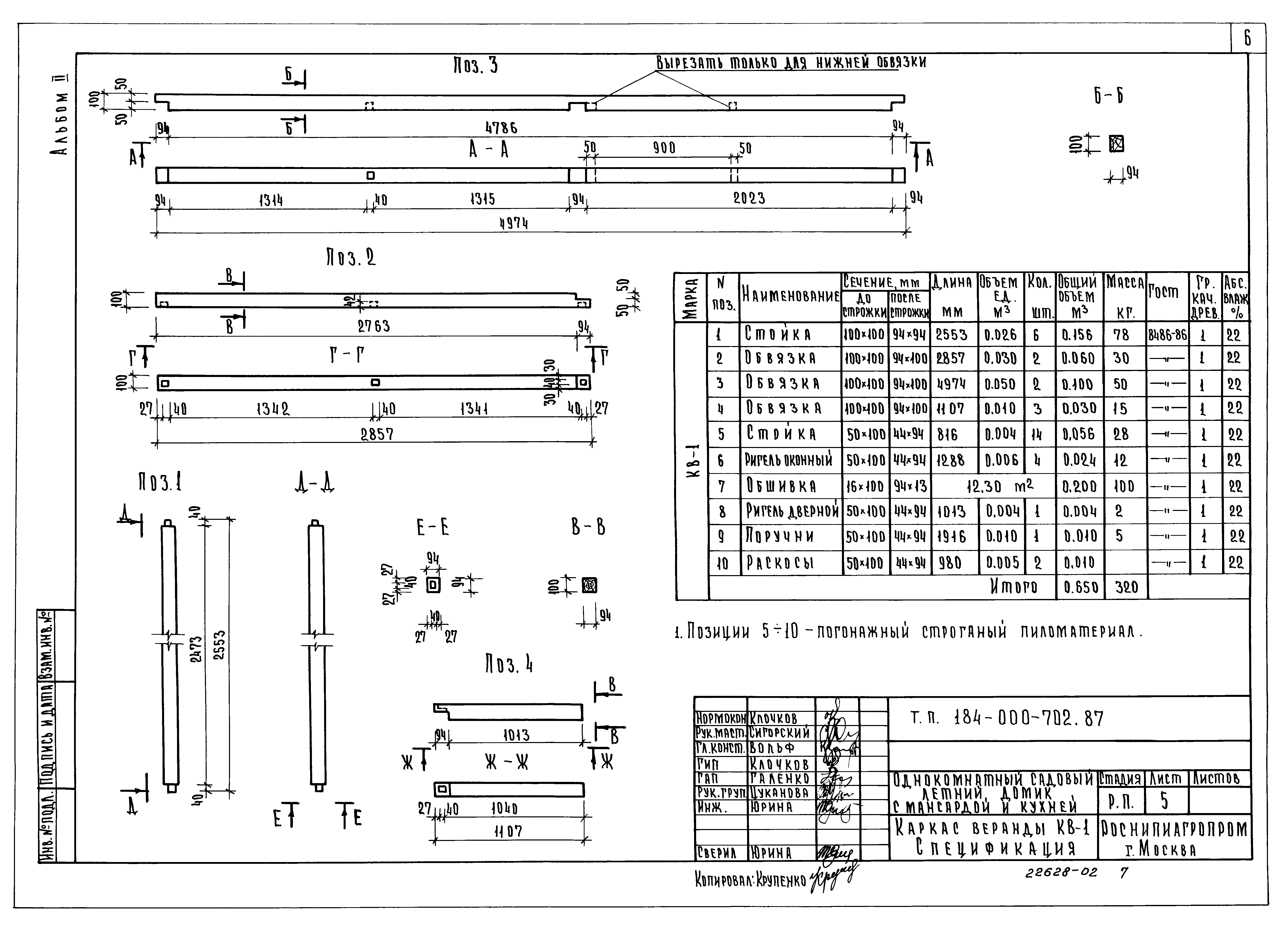 Типовой проект 184-000-702.87