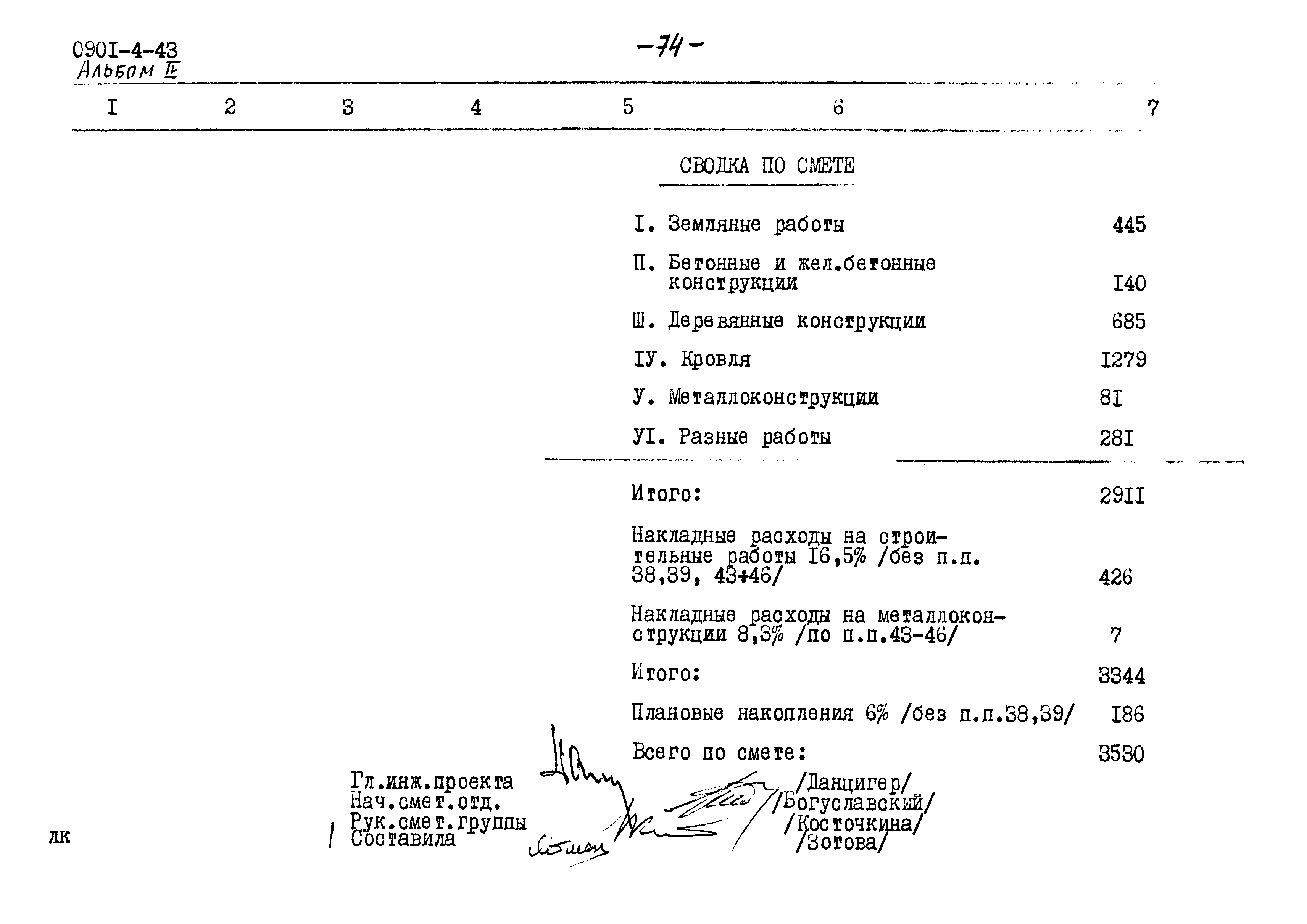 Типовой проект 0901-4-43