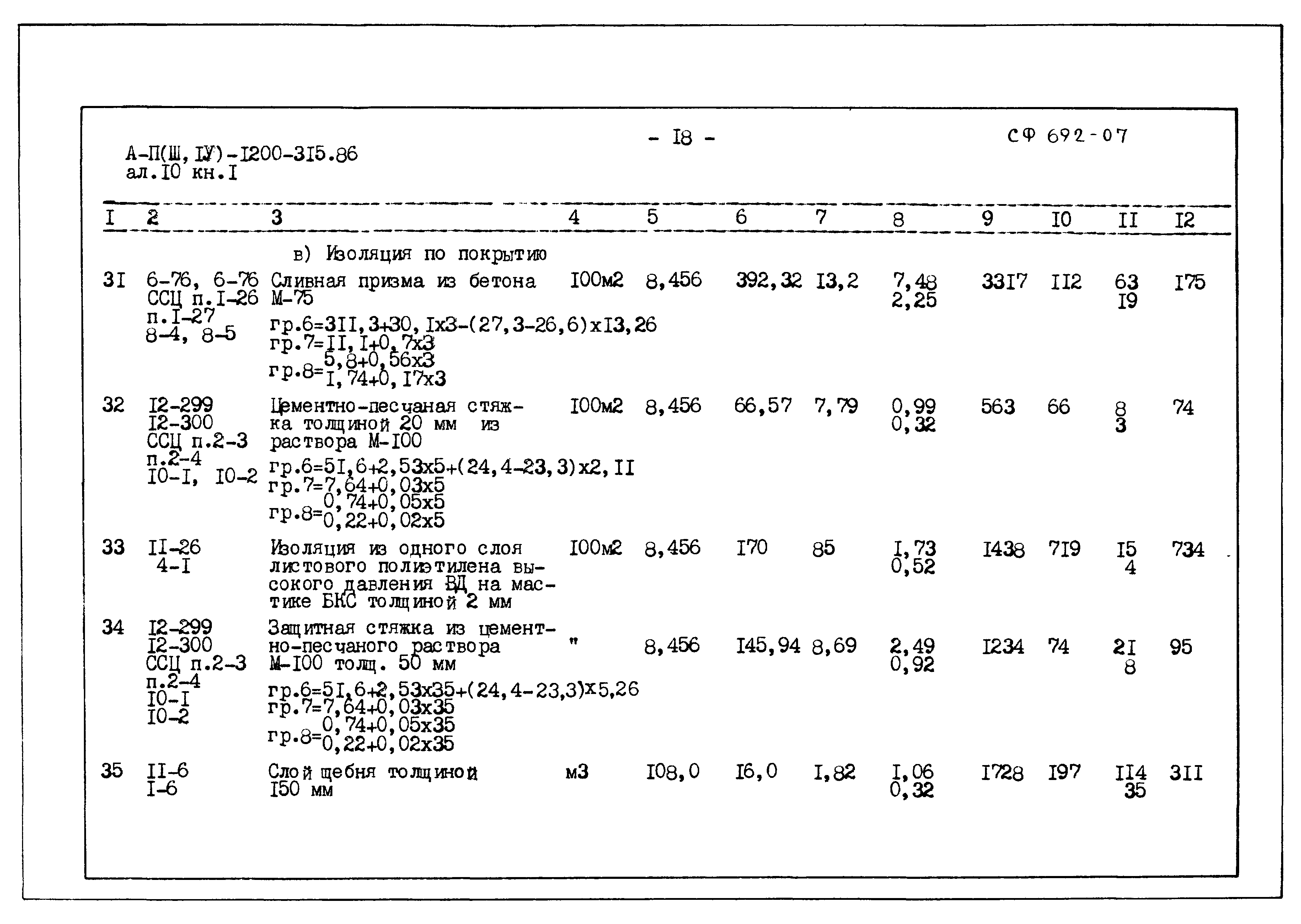 Типовой проект А-II,III,IV-1200-315.86