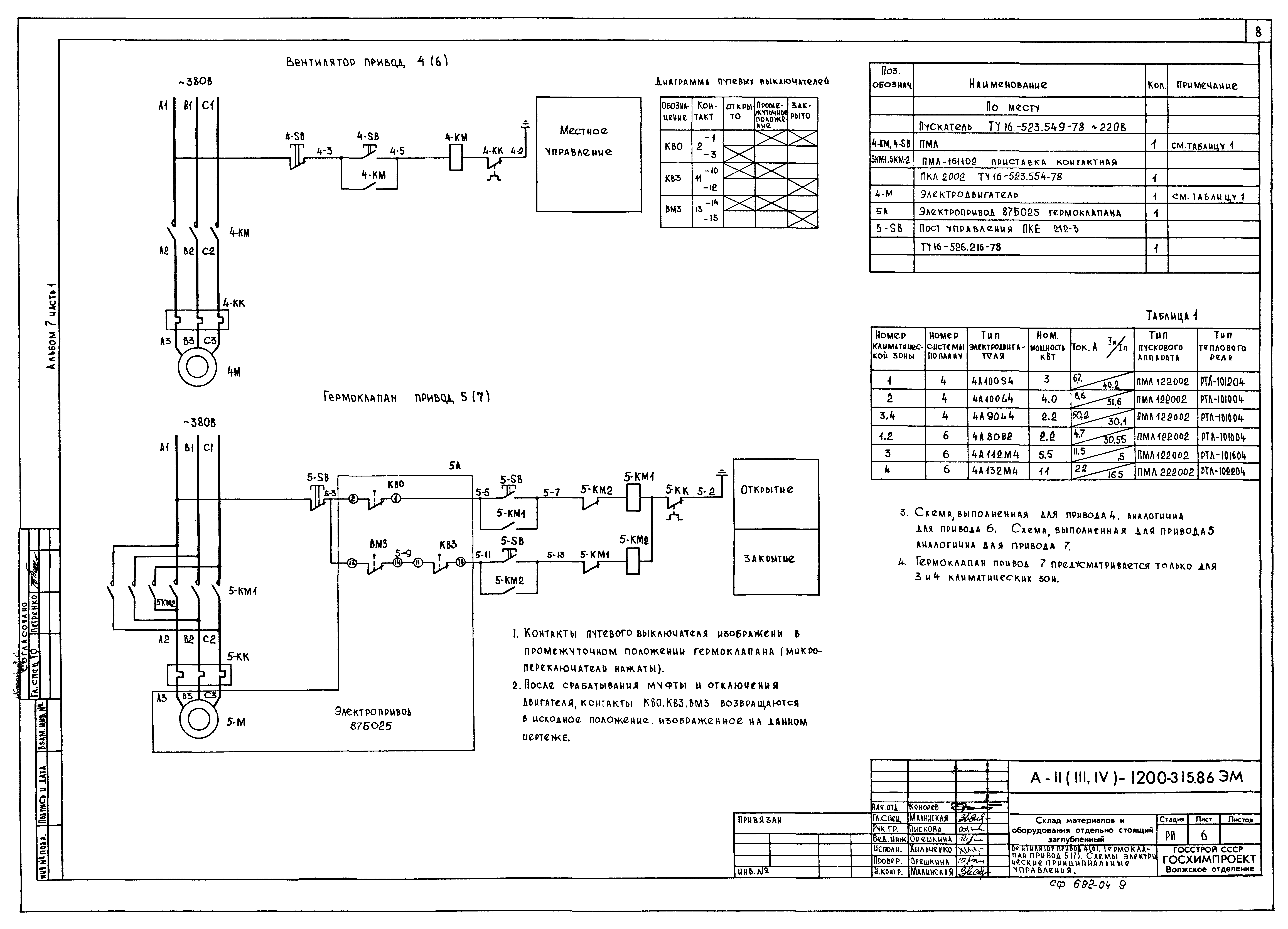 Типовой проект А-II,III,IV-1200-315.86