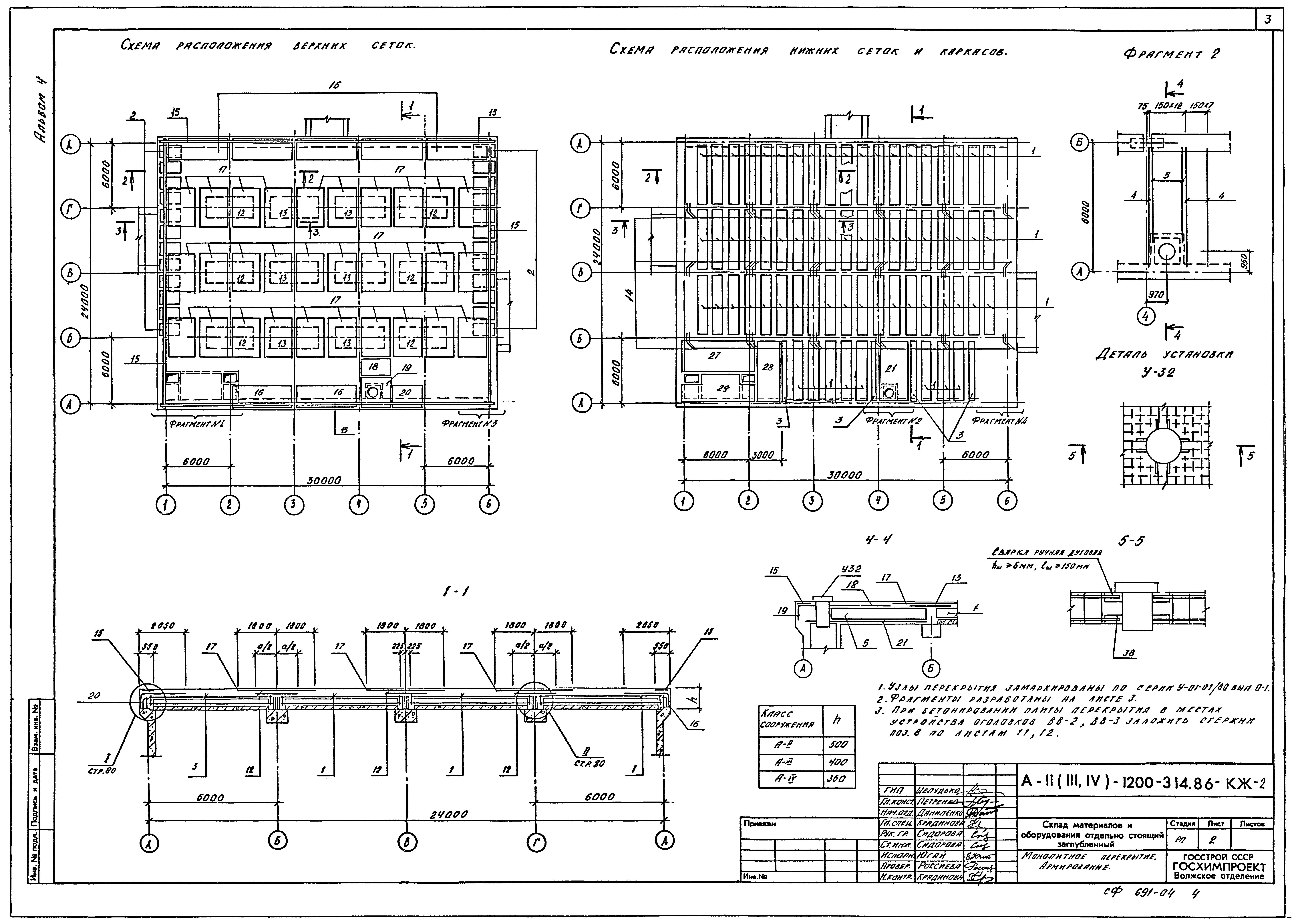 Типовой проект А-II,III,IV-1200-315.86