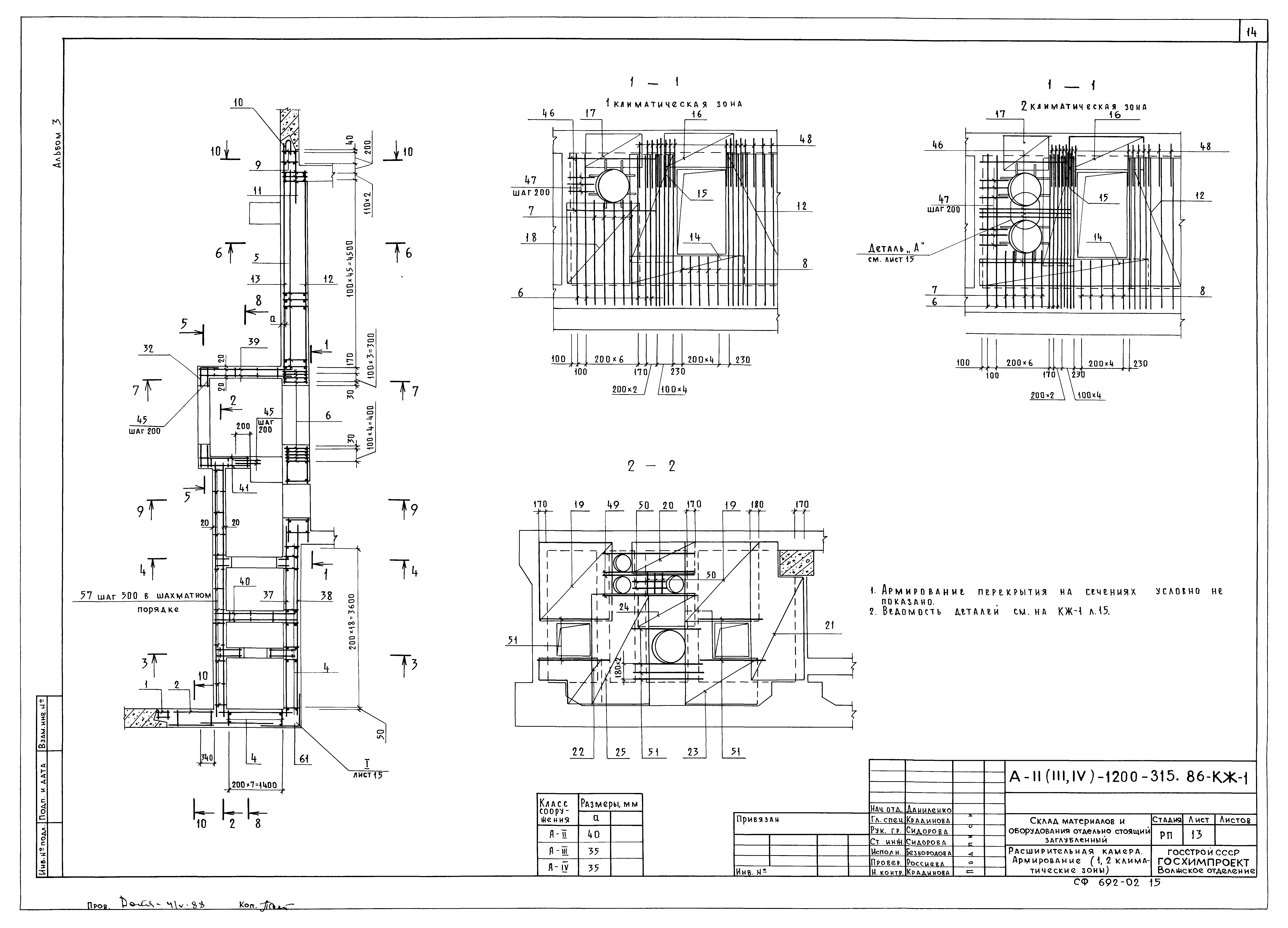 Типовой проект А-II,III,IV-1200-315.86