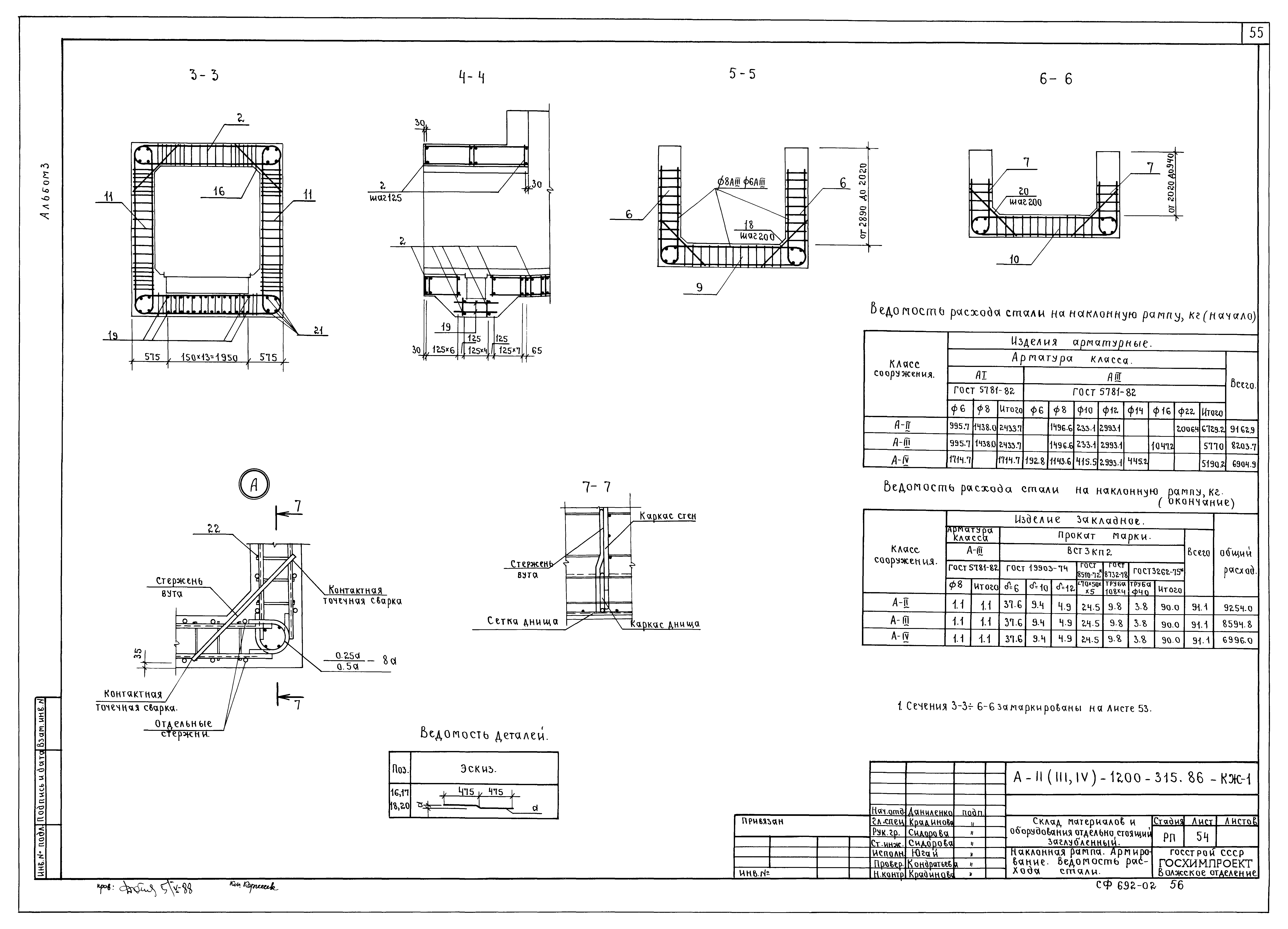 Типовой проект А-II,III,IV-1200-315.86