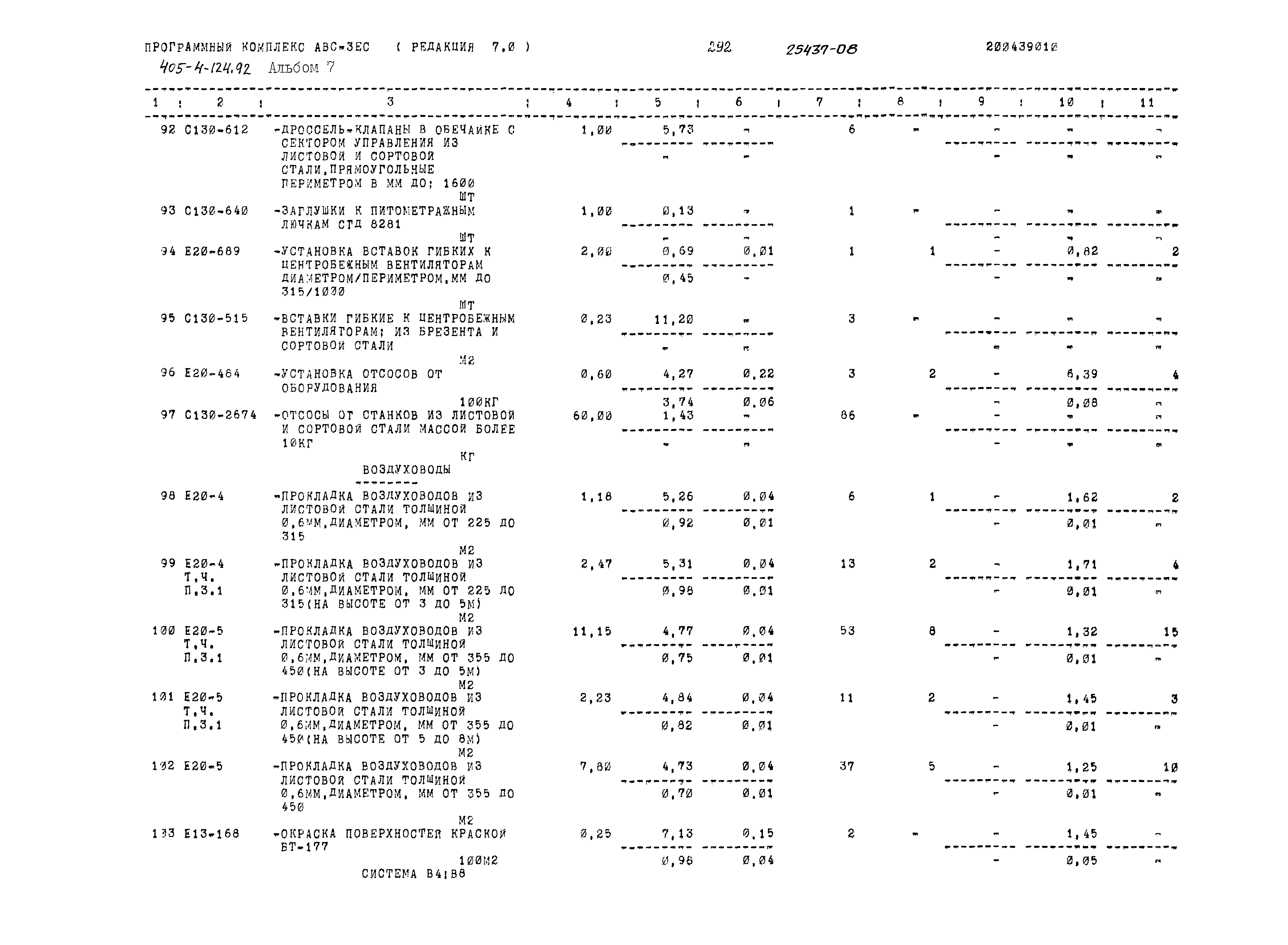 Типовой проект 405-4-124.92