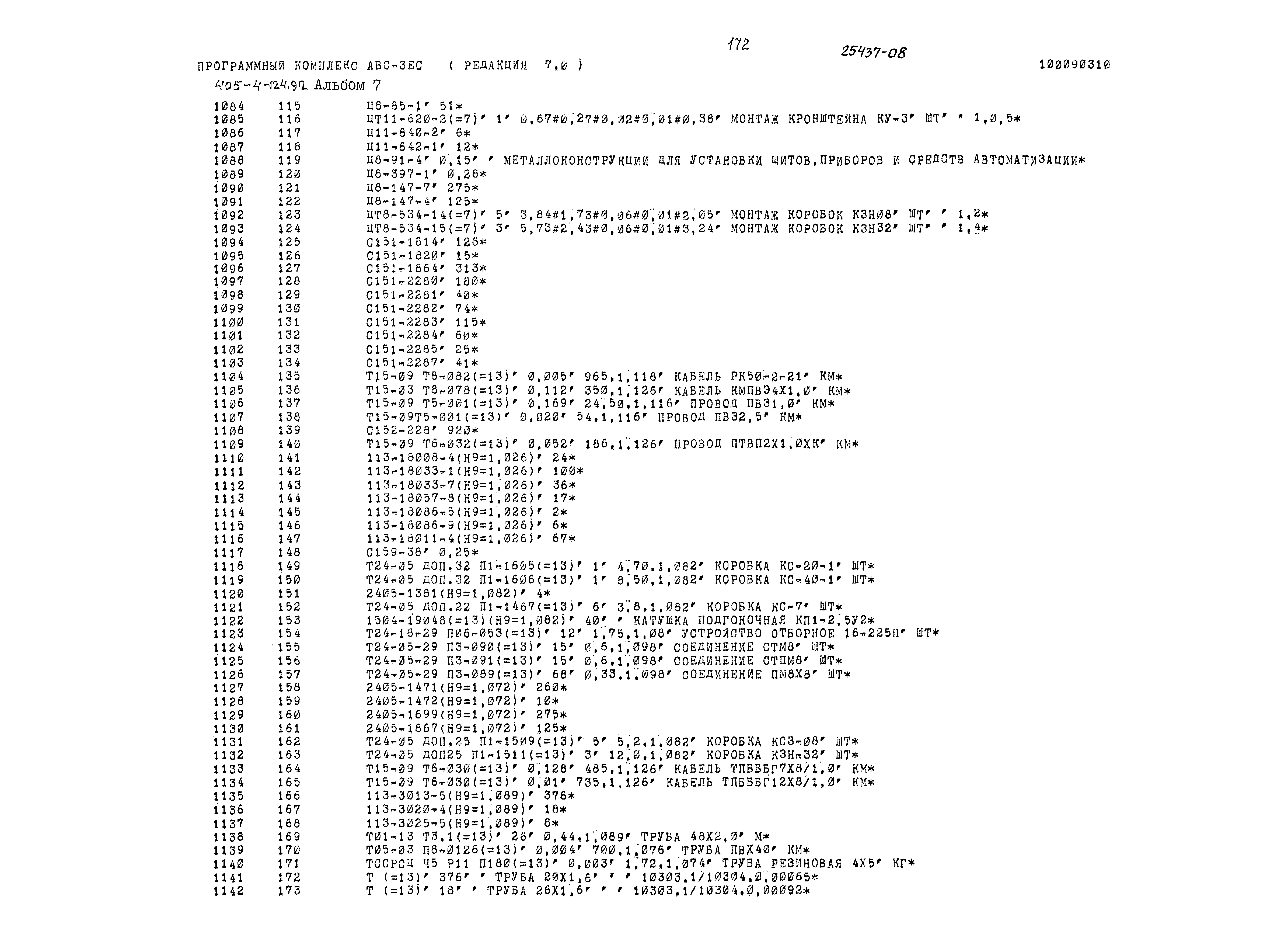 Типовой проект 405-4-124.92