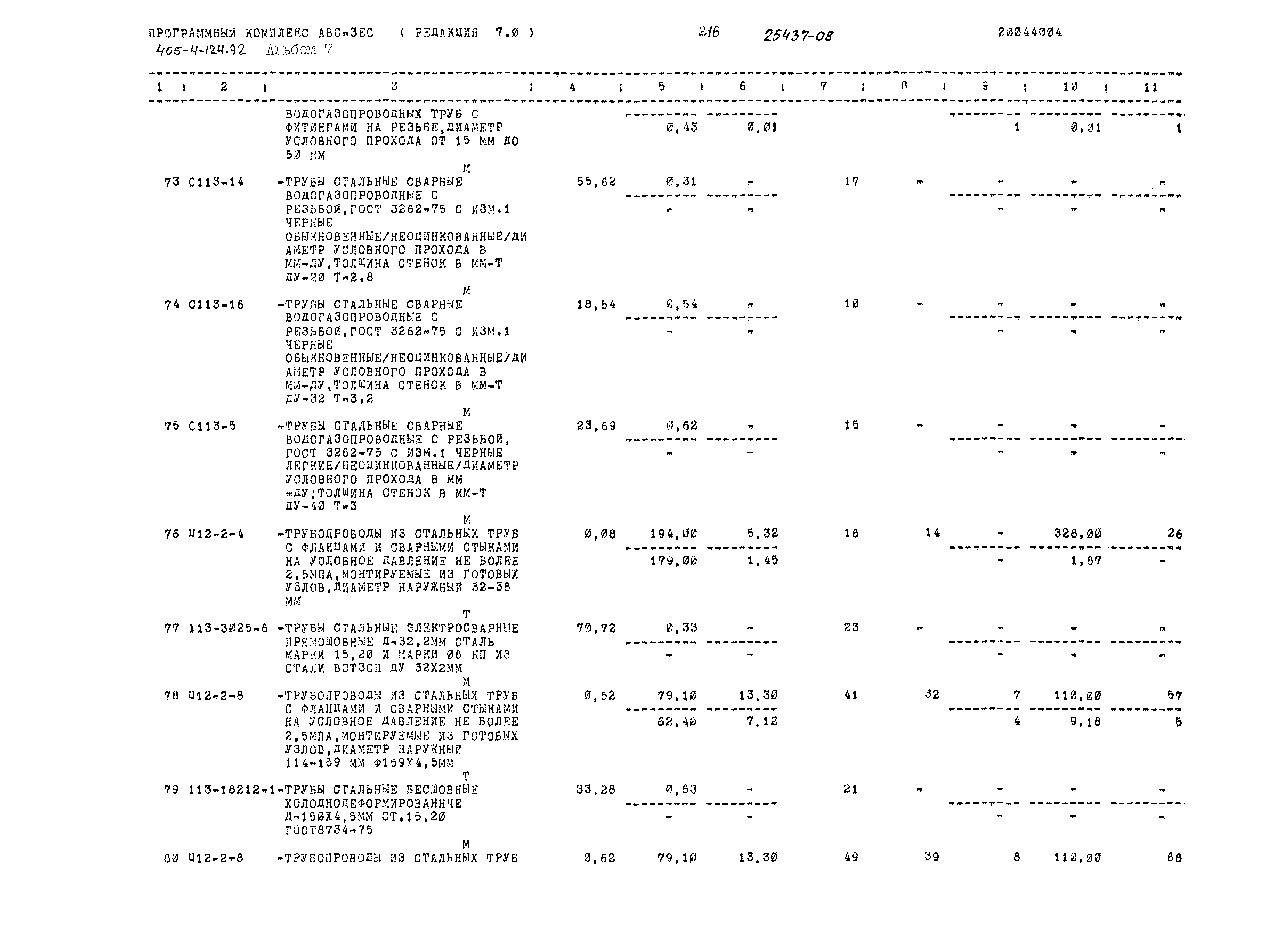 Типовой проект 405-4-124.92