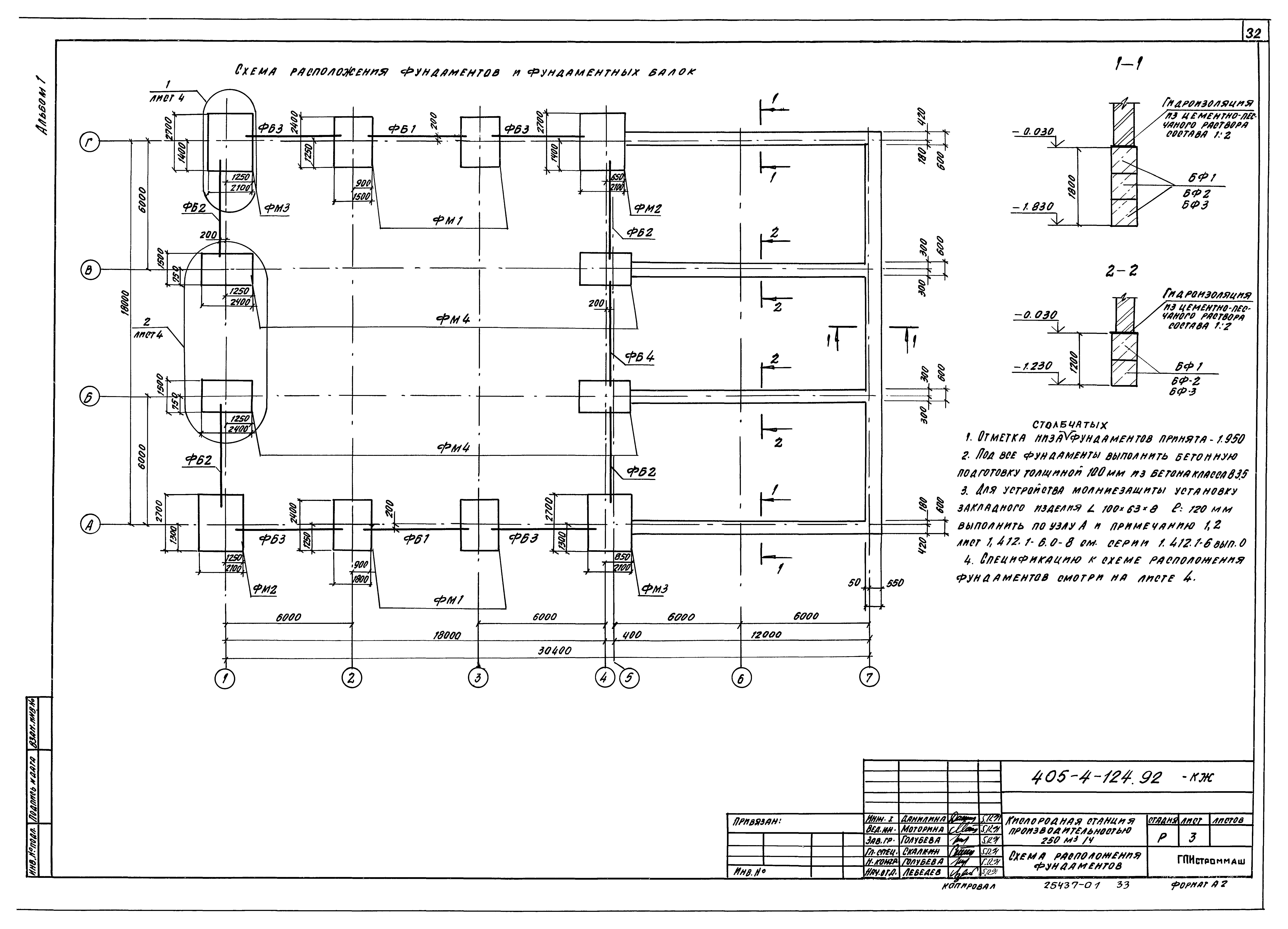 Типовой проект 405-4-124.92