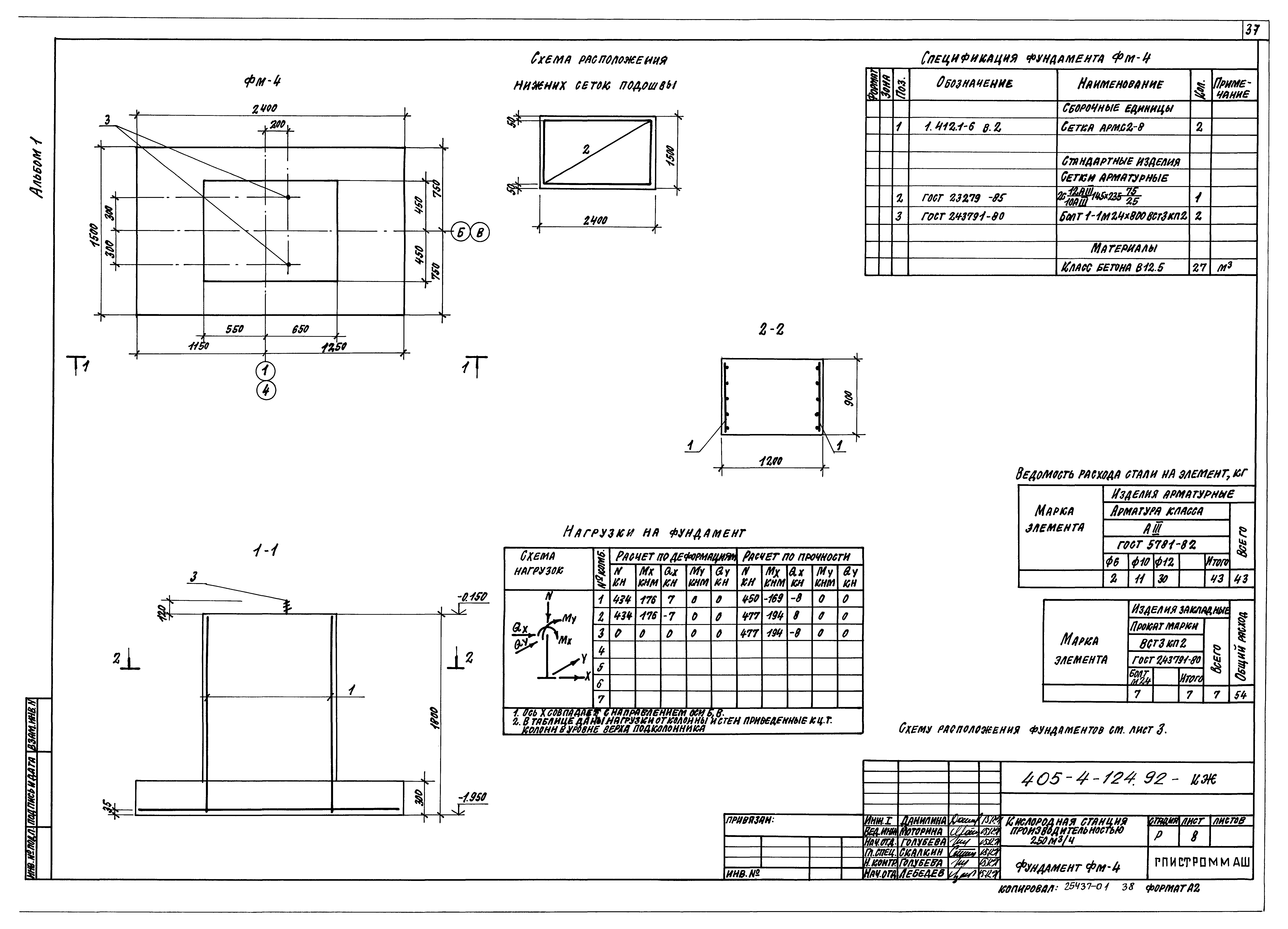 Типовой проект 405-4-124.92