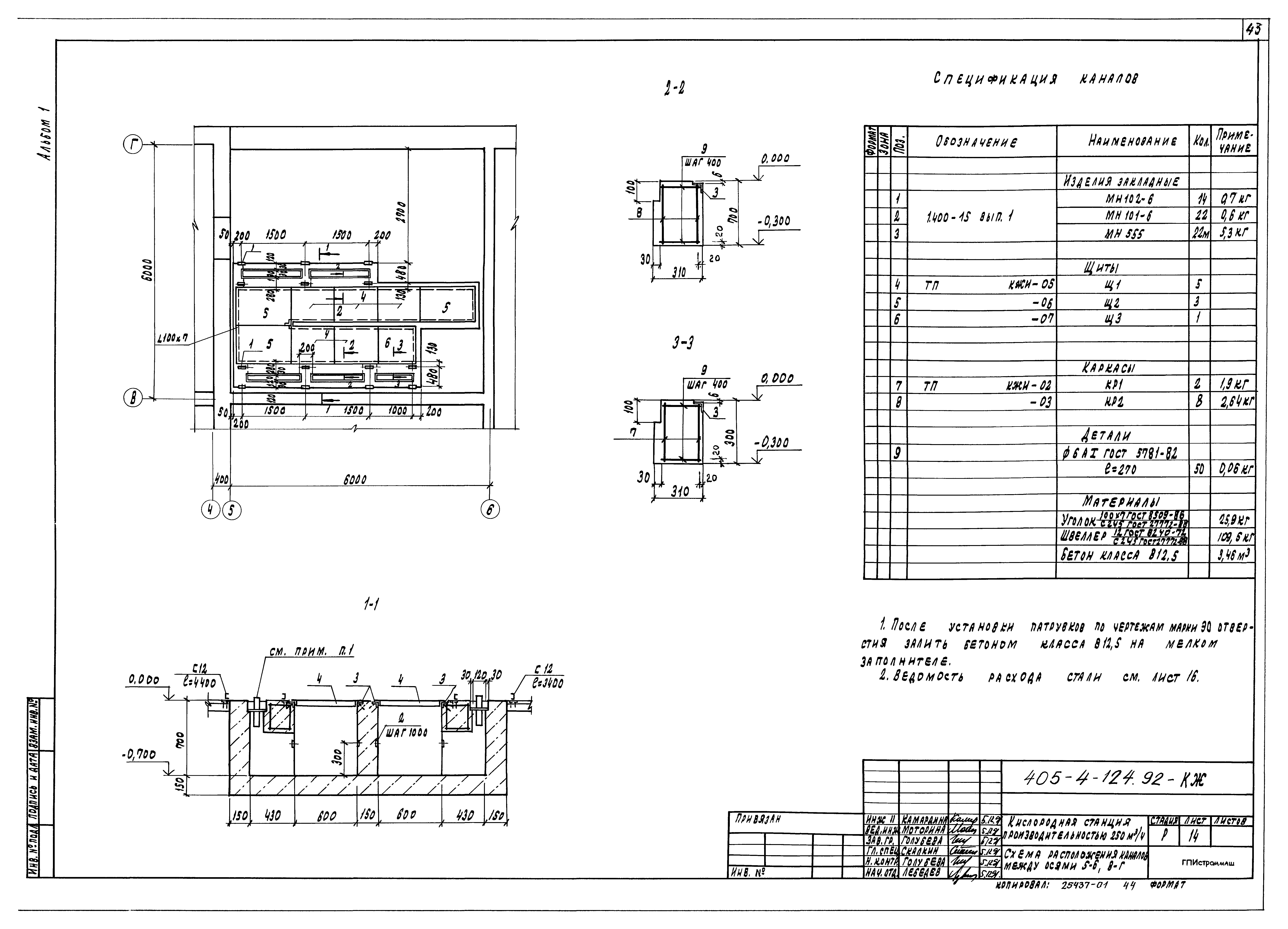 Типовой проект 405-4-124.92