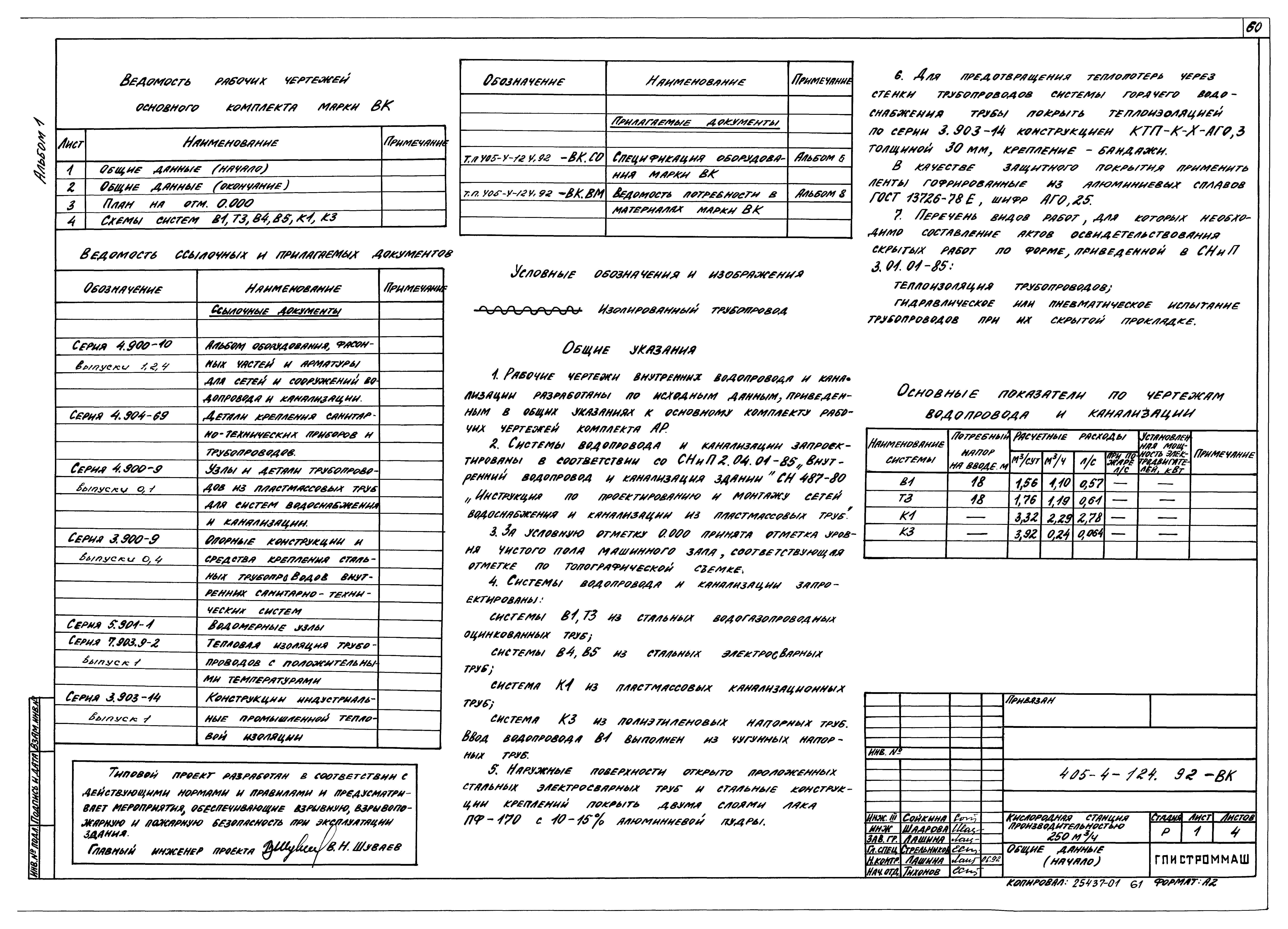 Типовой проект 405-4-124.92