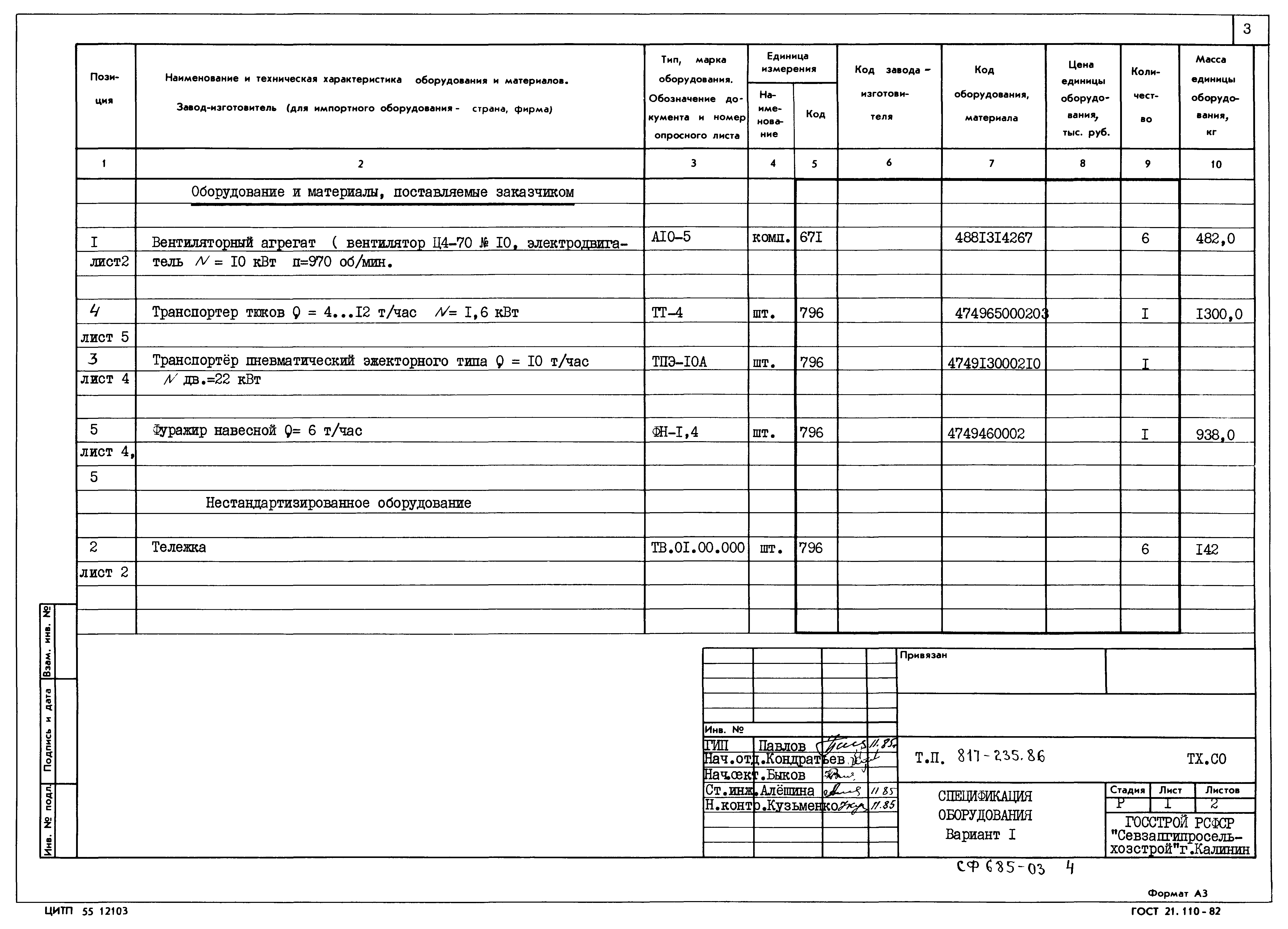 Типовой проект 817-235.86