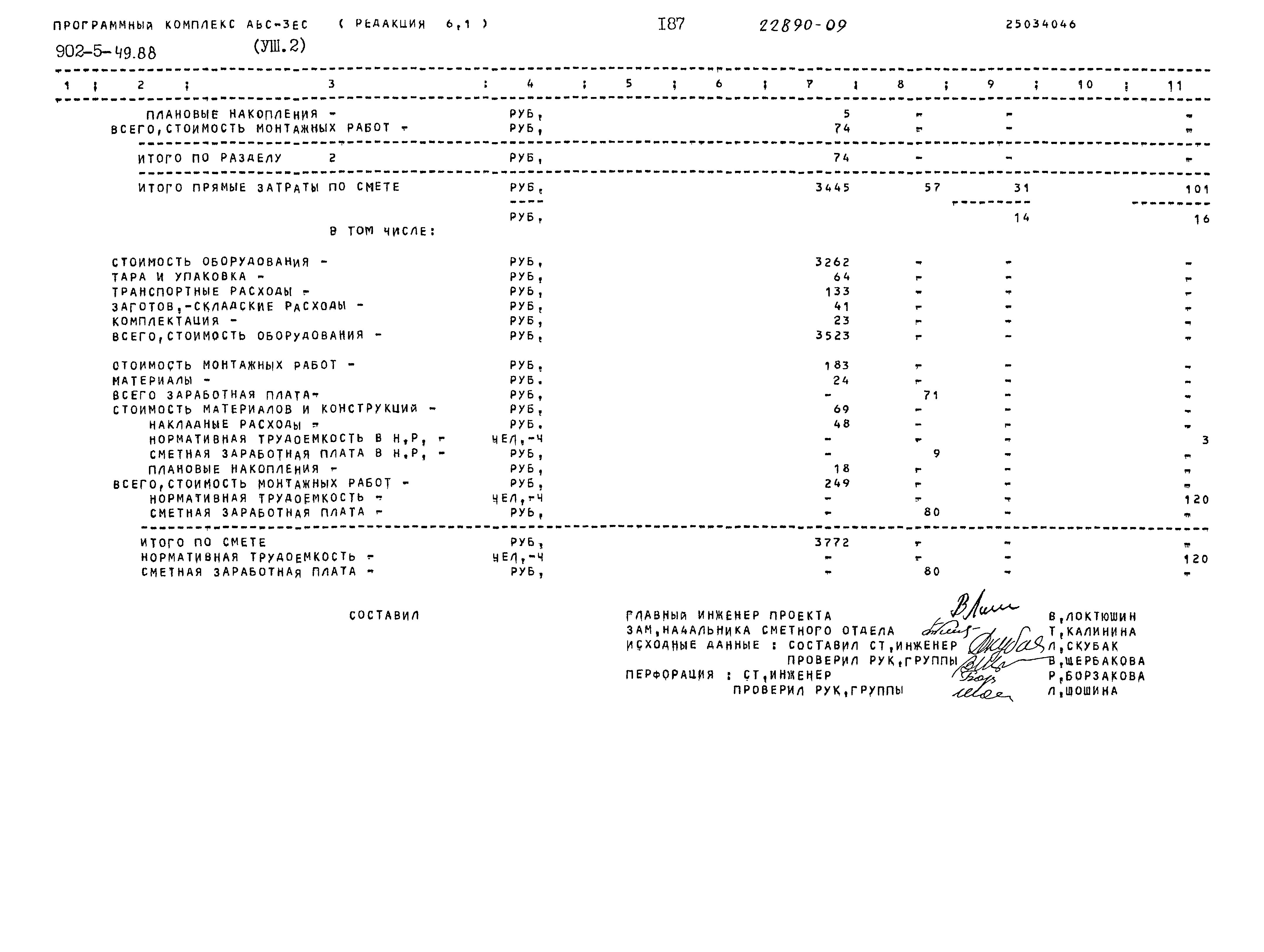 Типовой проект 902-5-49.88
