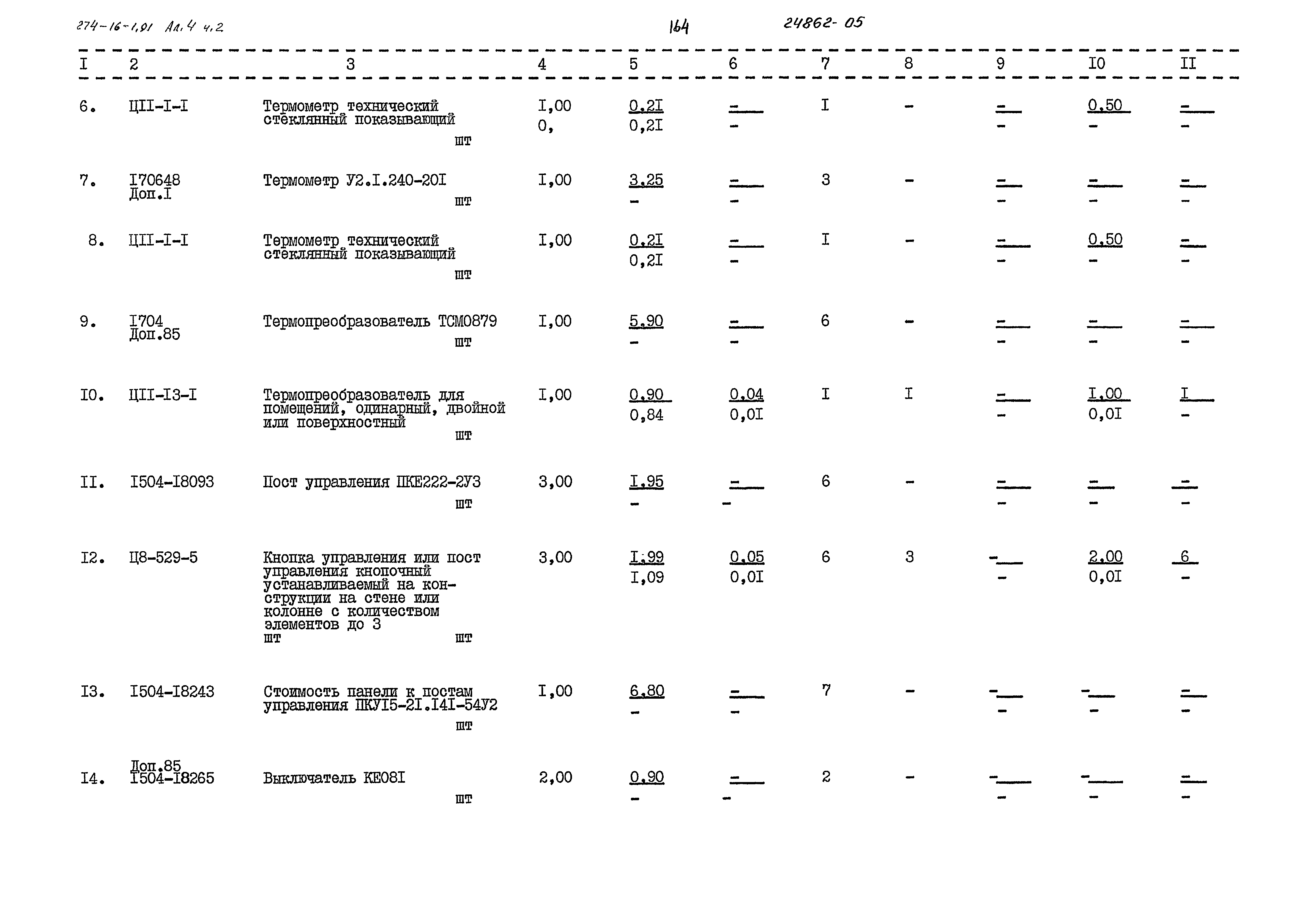 Типовой проект 274-16-1.91