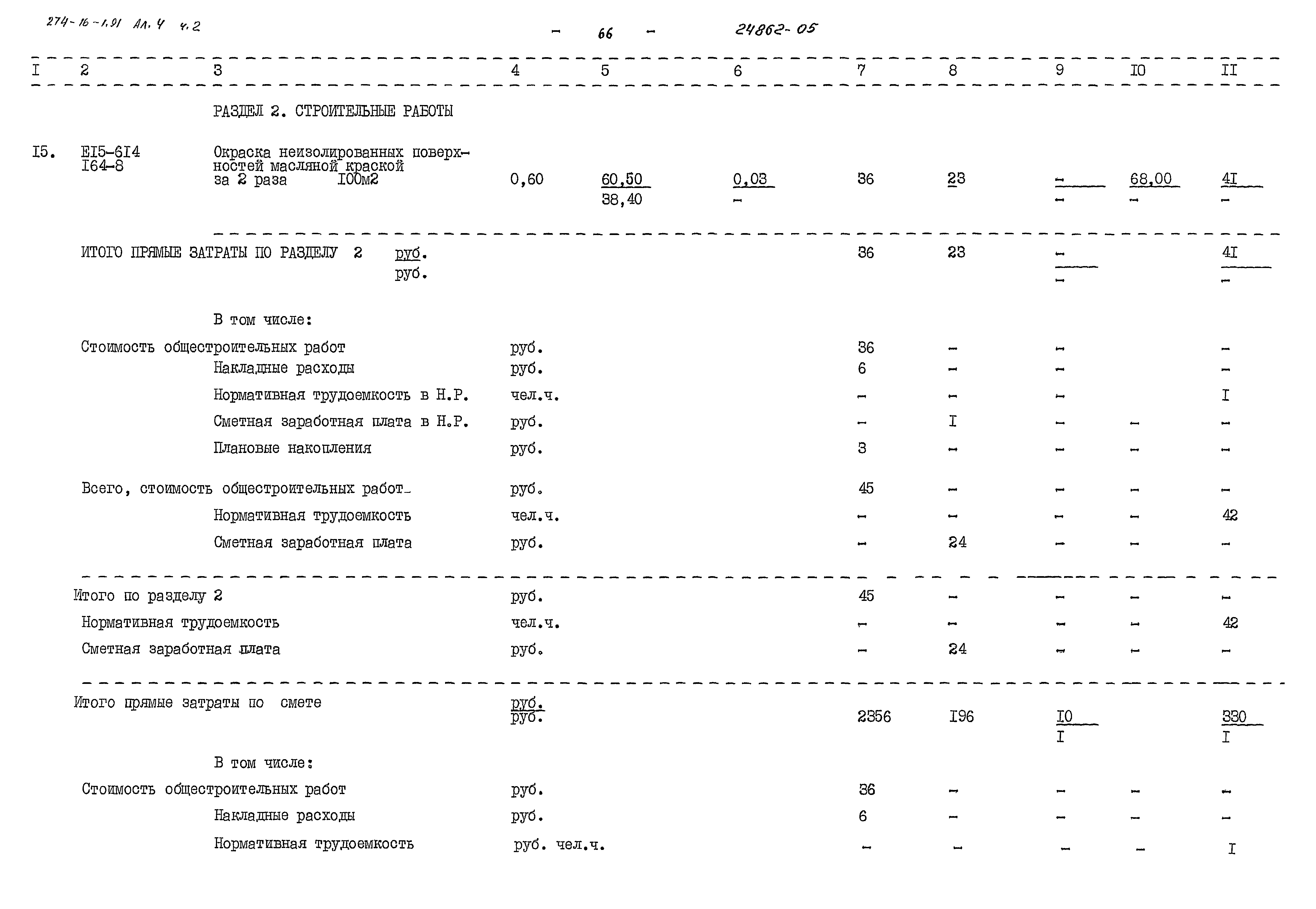 Типовой проект 274-16-1.91