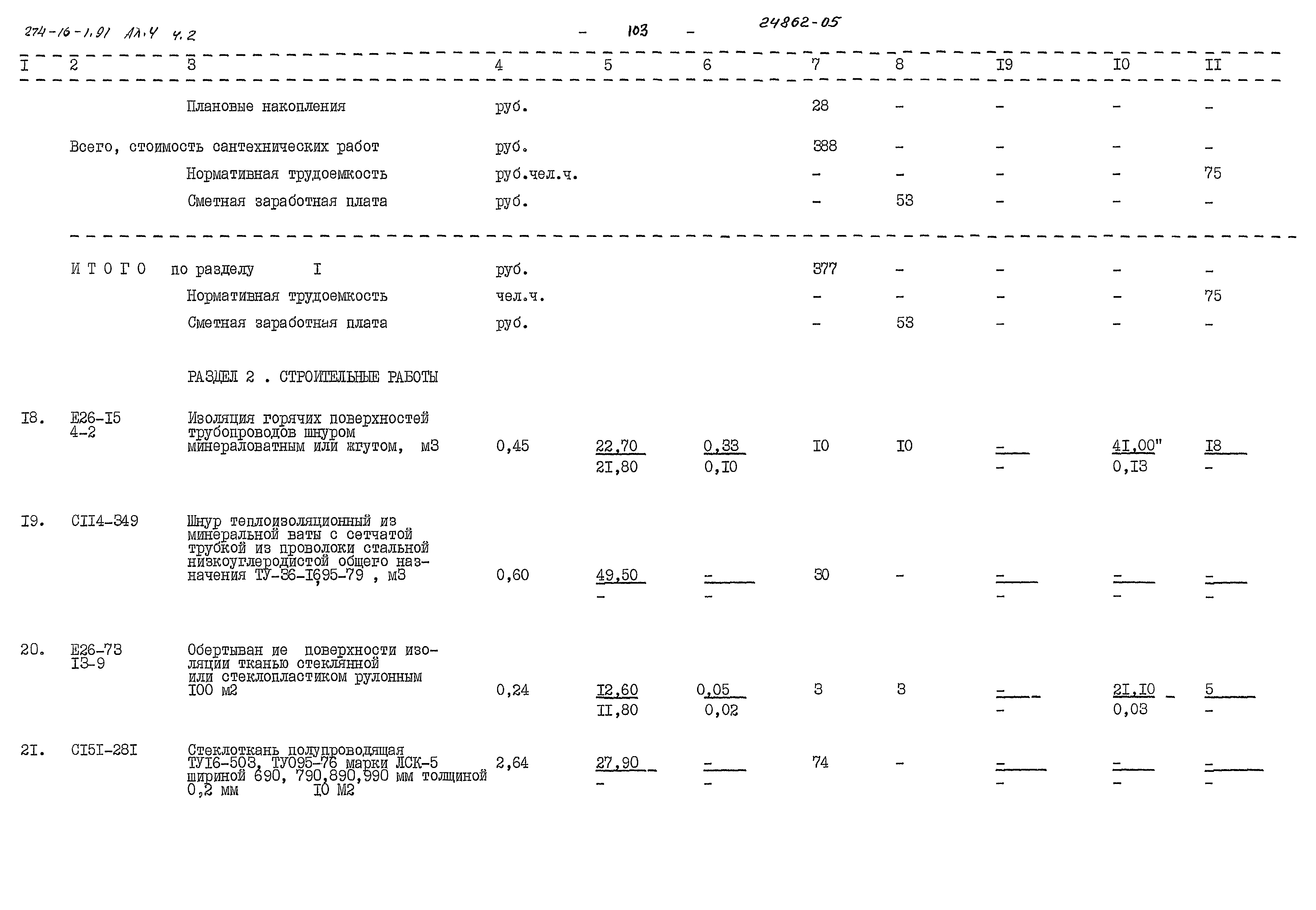 Типовой проект 274-16-1.91