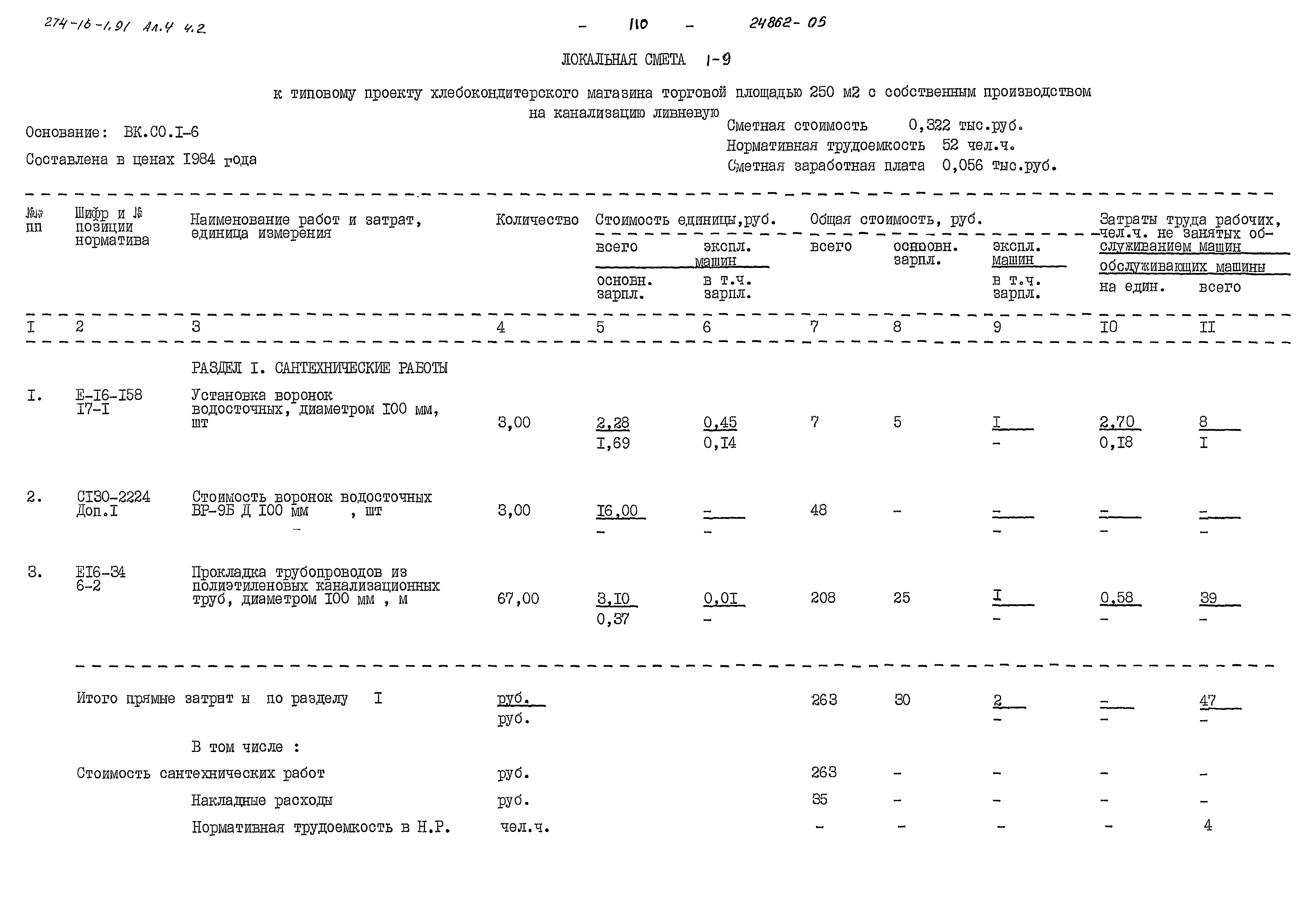 Типовой проект 274-16-1.91