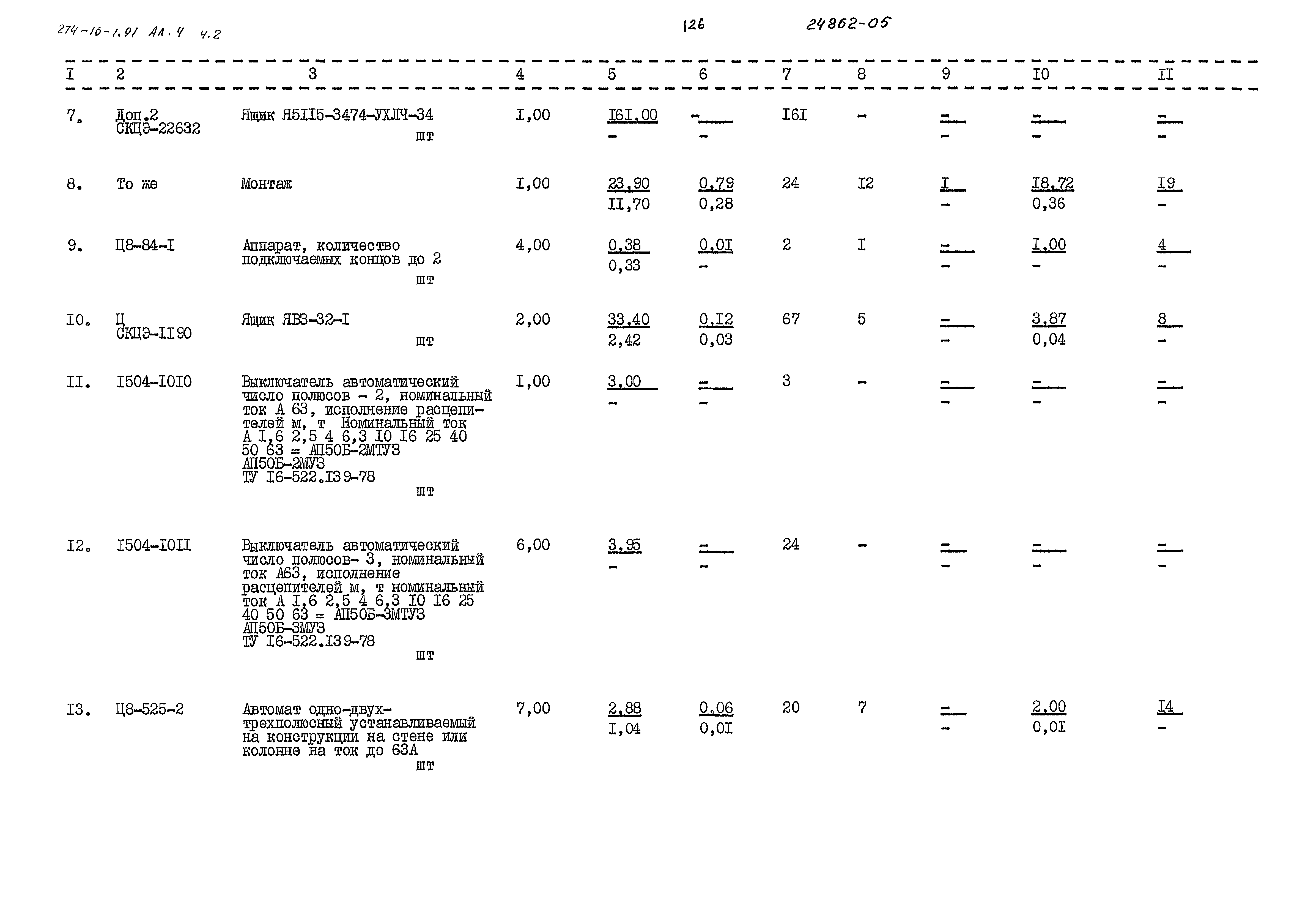 Типовой проект 274-16-1.91
