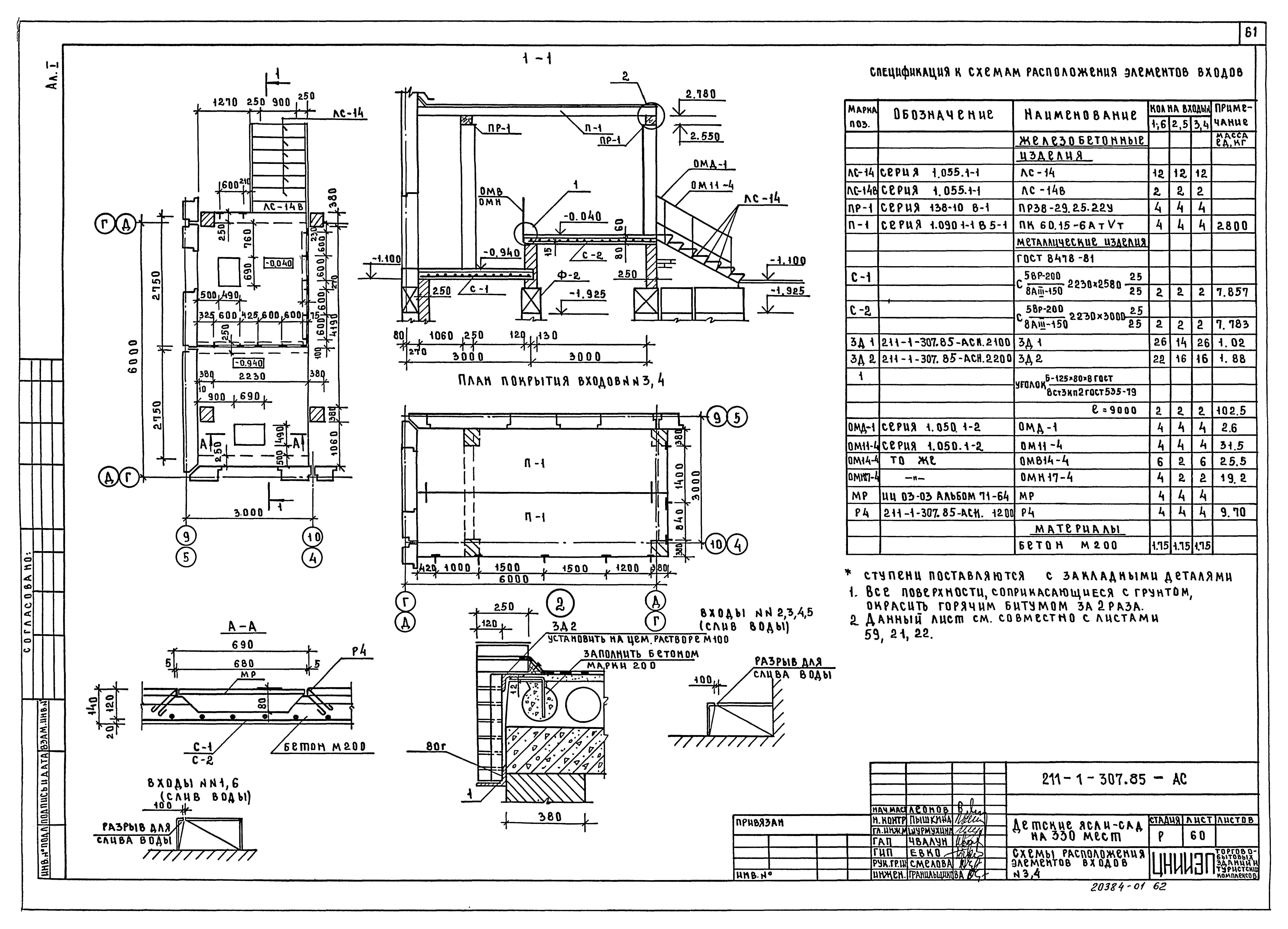 Типовой проект 211-1-307.85