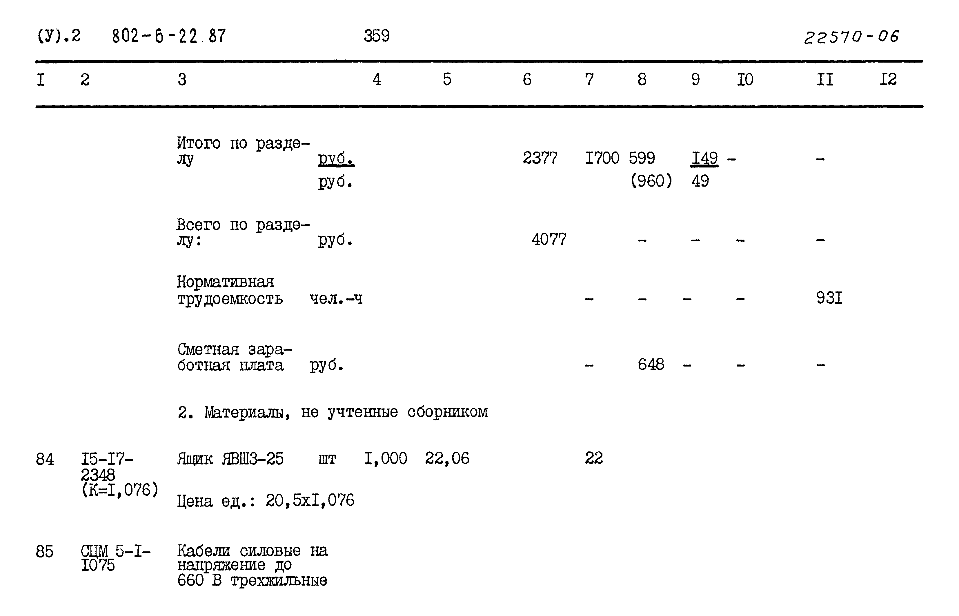 Типовой проект 802-6-22.87