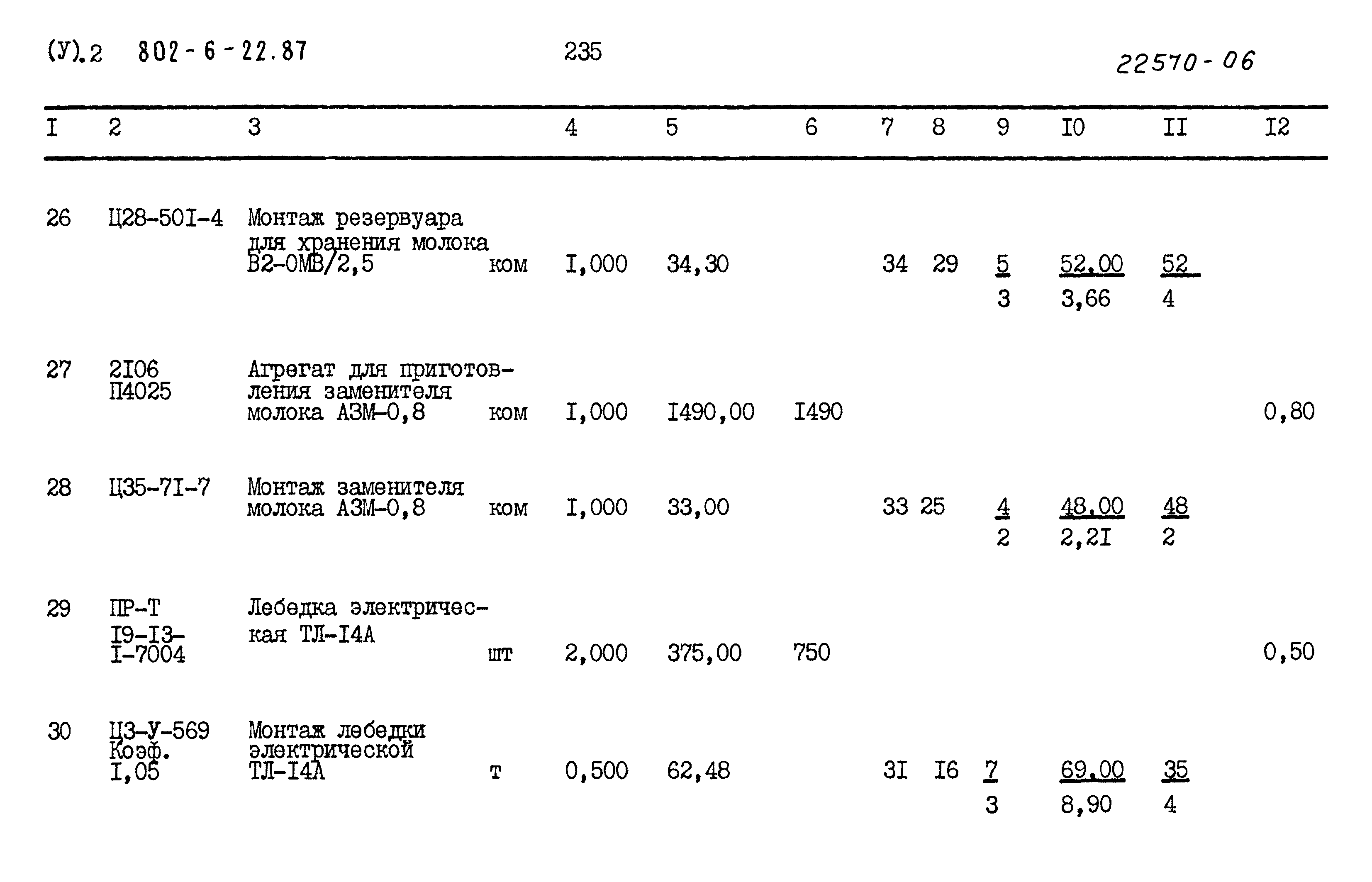 Типовой проект 802-6-22.87