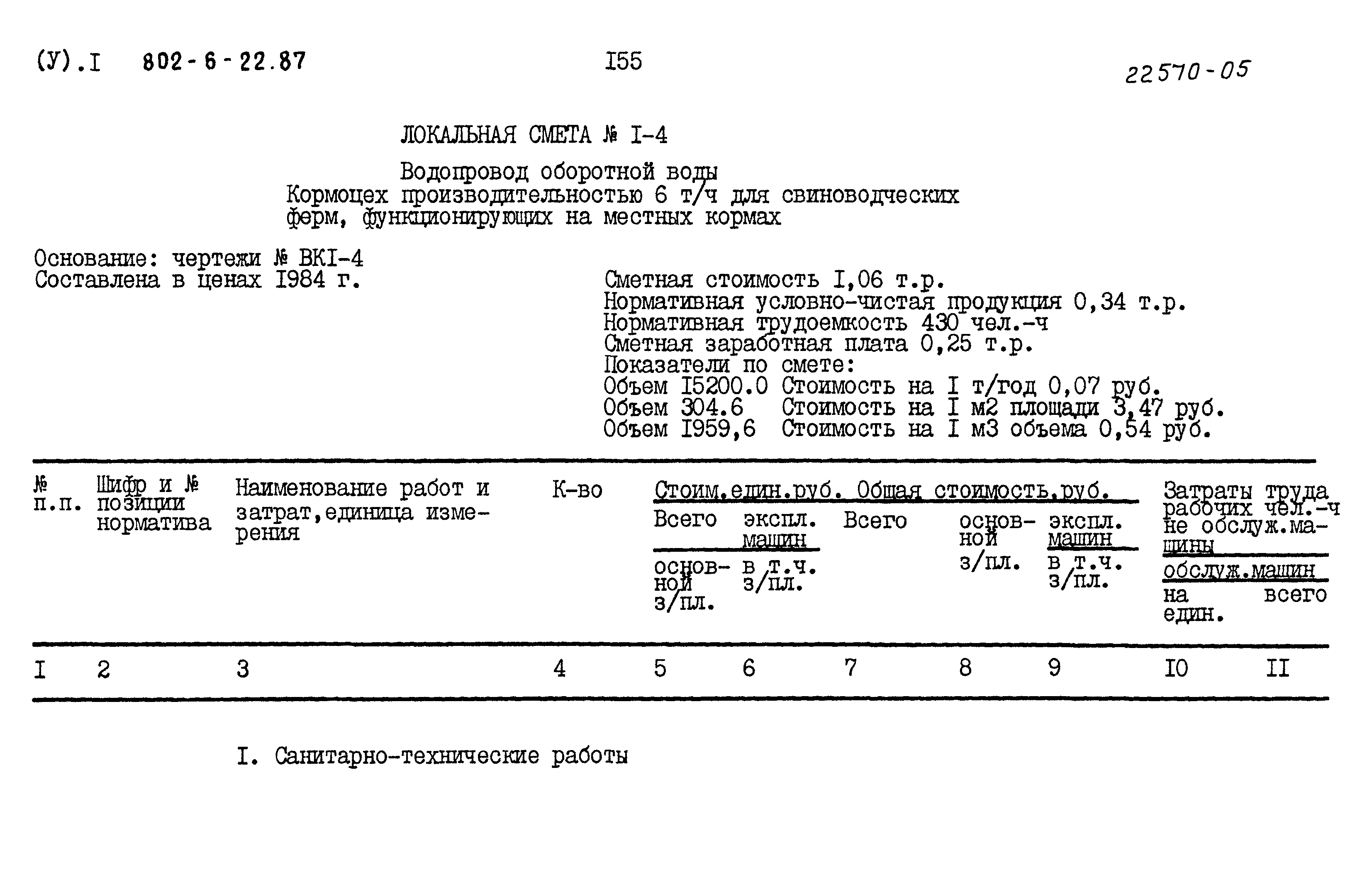 Типовой проект 802-6-22.87