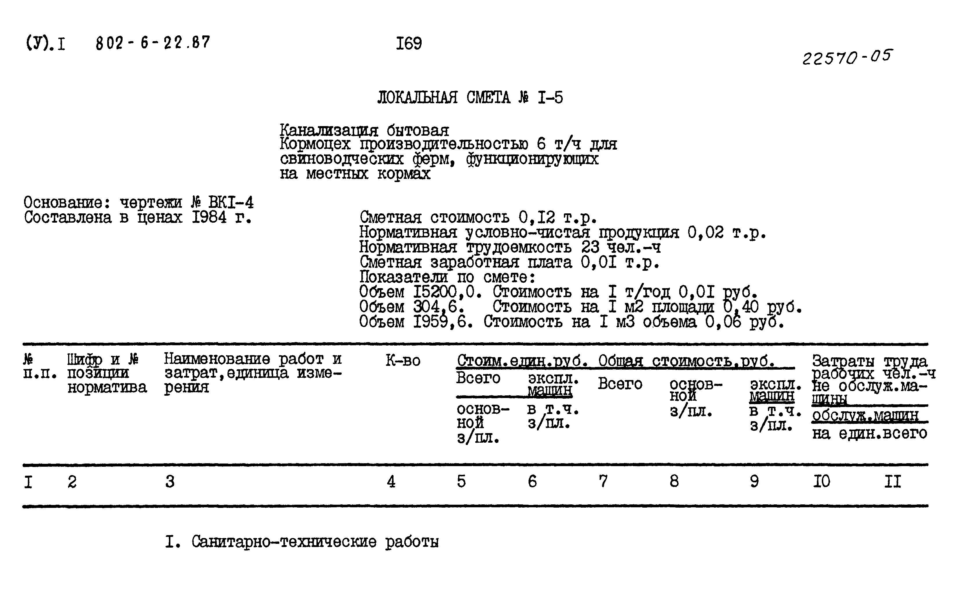 Типовой проект 802-6-22.87